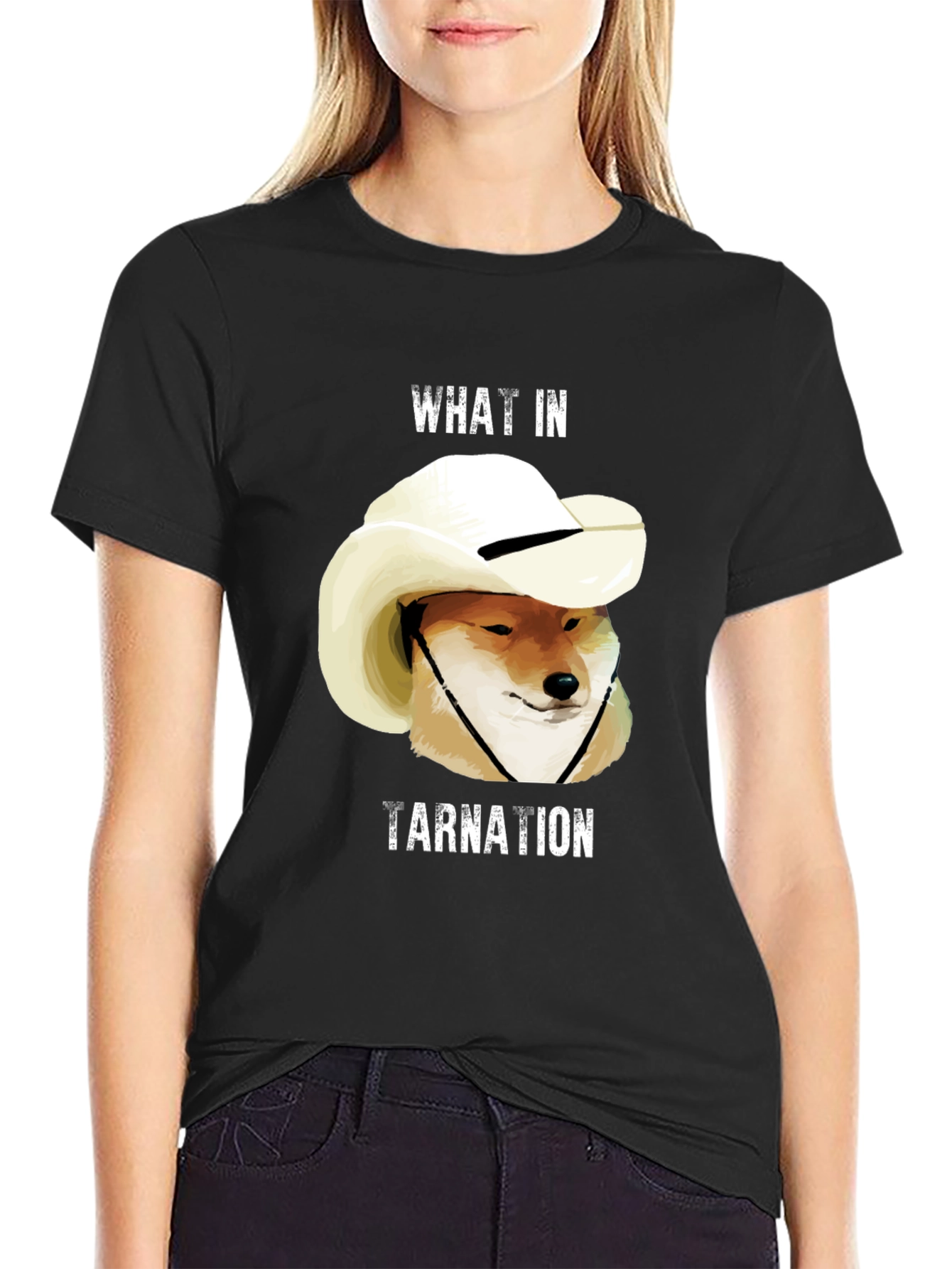 What In Tarnation Doge Meme T-Shirt