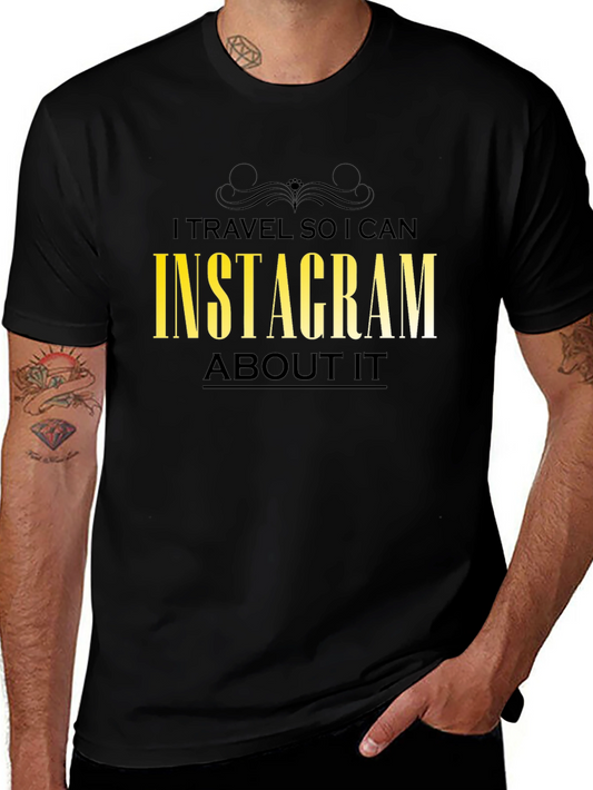 Travel Instagram Graphic T-Shirt