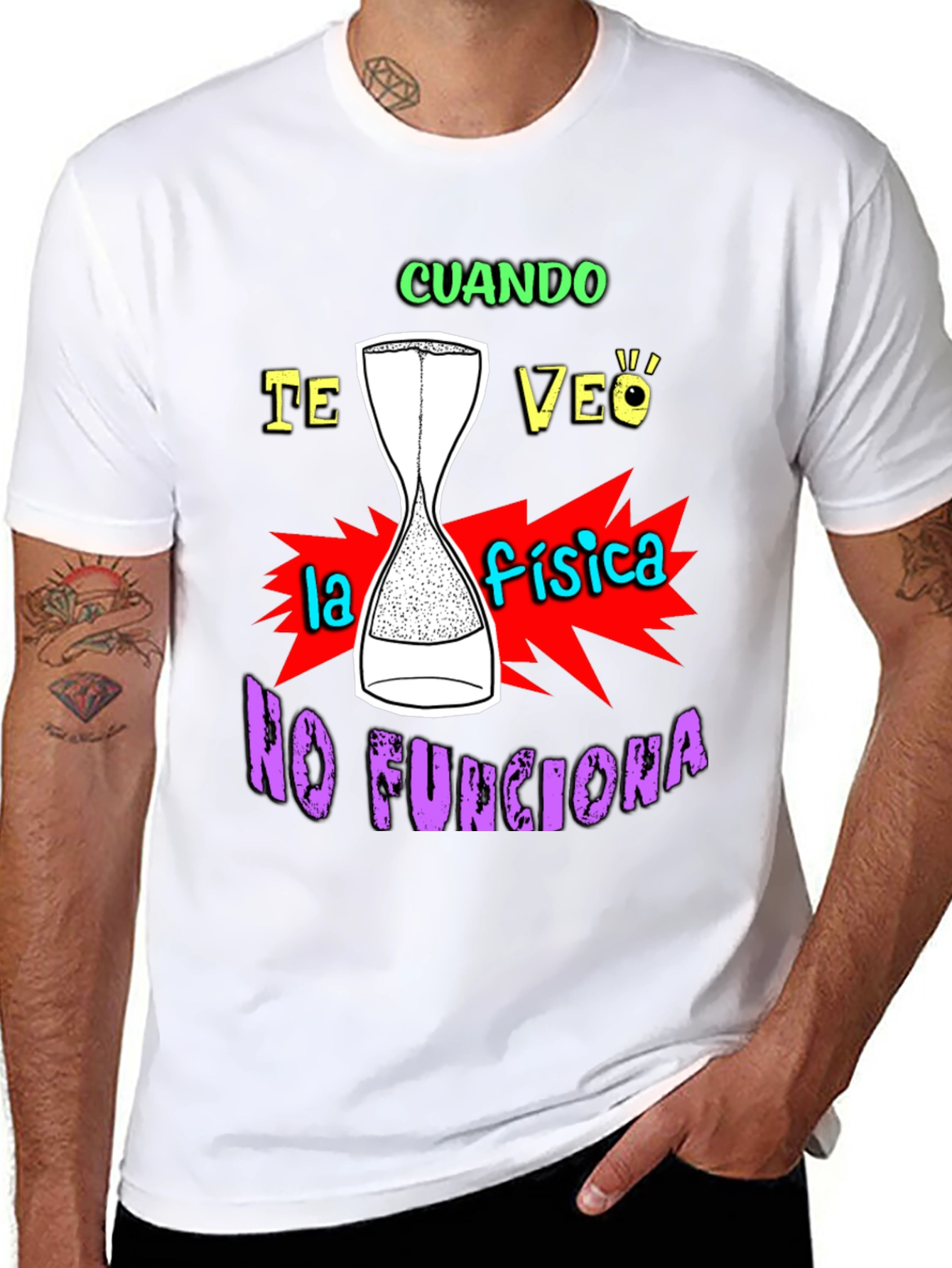 Funny Physics T-Shirt - Cuando Te Veo
