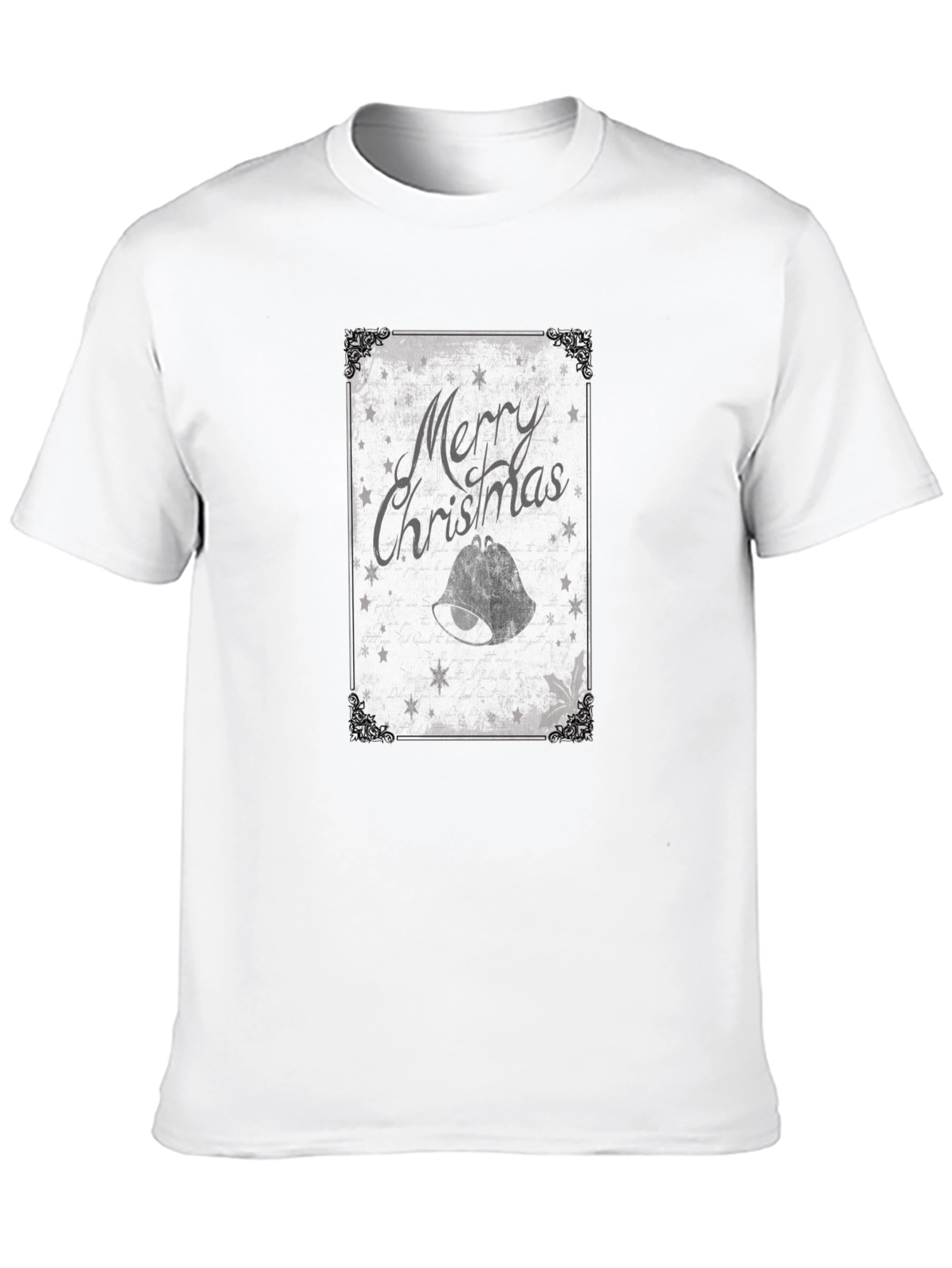 Merry Christmas Bell Graphic Tee - Holiday Style