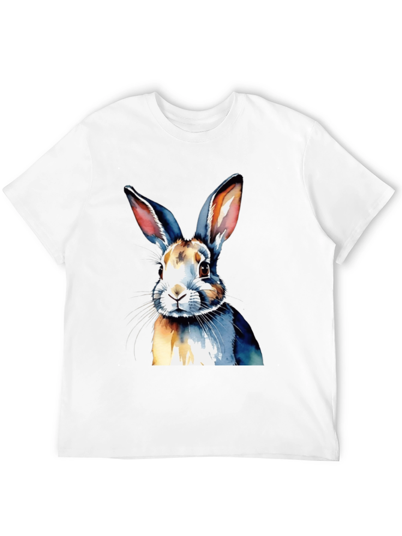 Watercolor Rabbit Graphic T-Shirt
