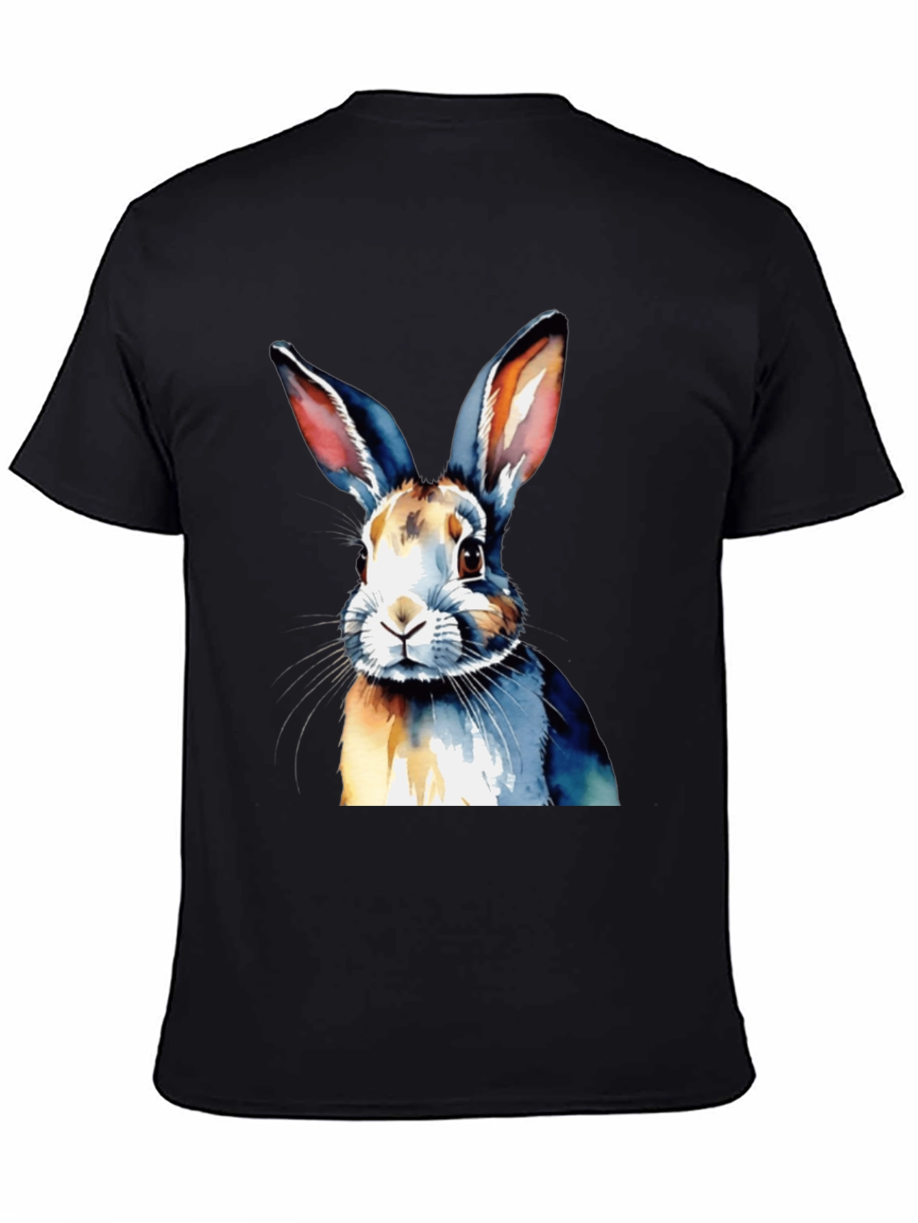 Watercolor Rabbit Graphic T-Shirt