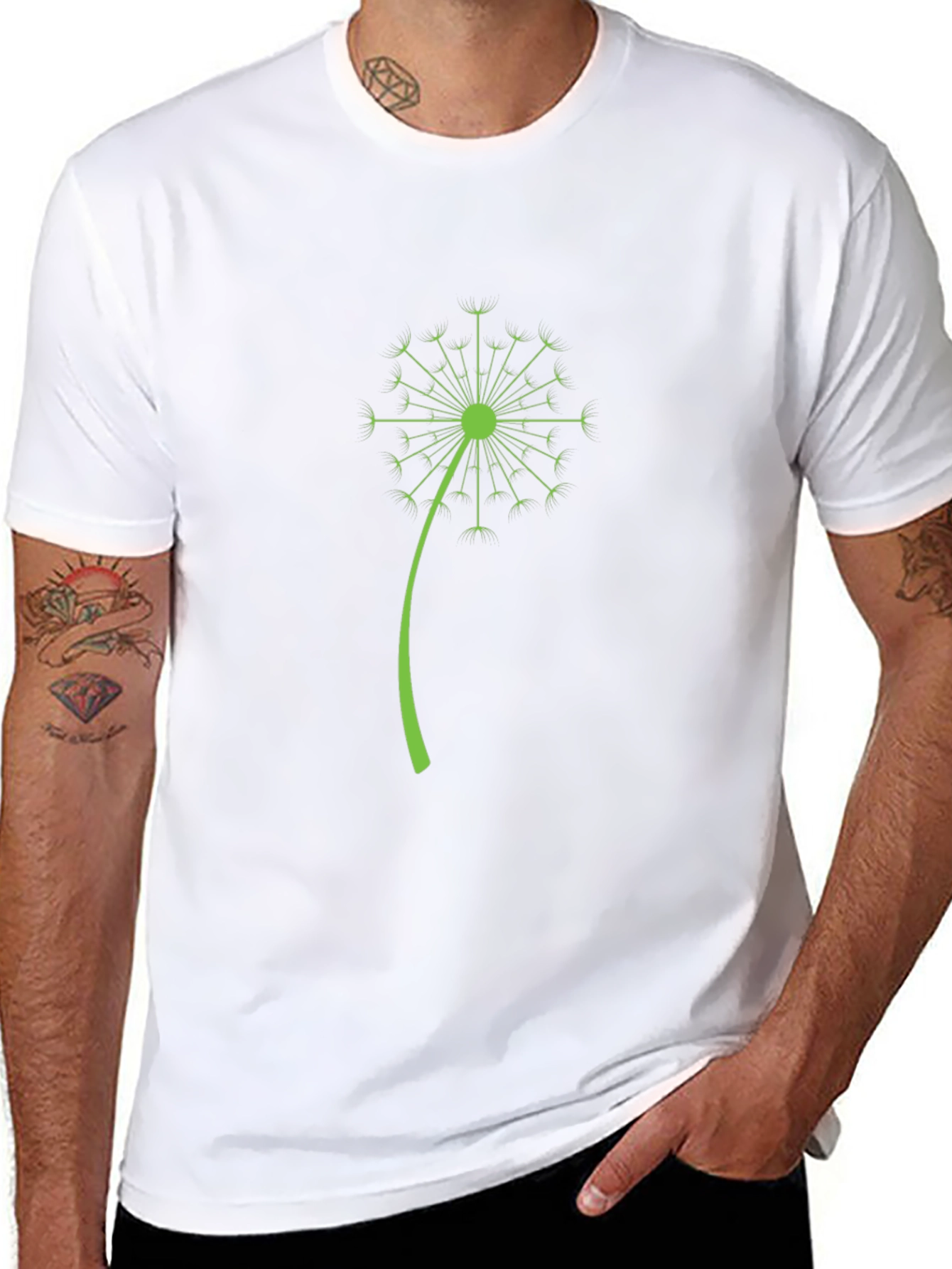 Dandelion Graphic Tee - Stylish Casual Comfort