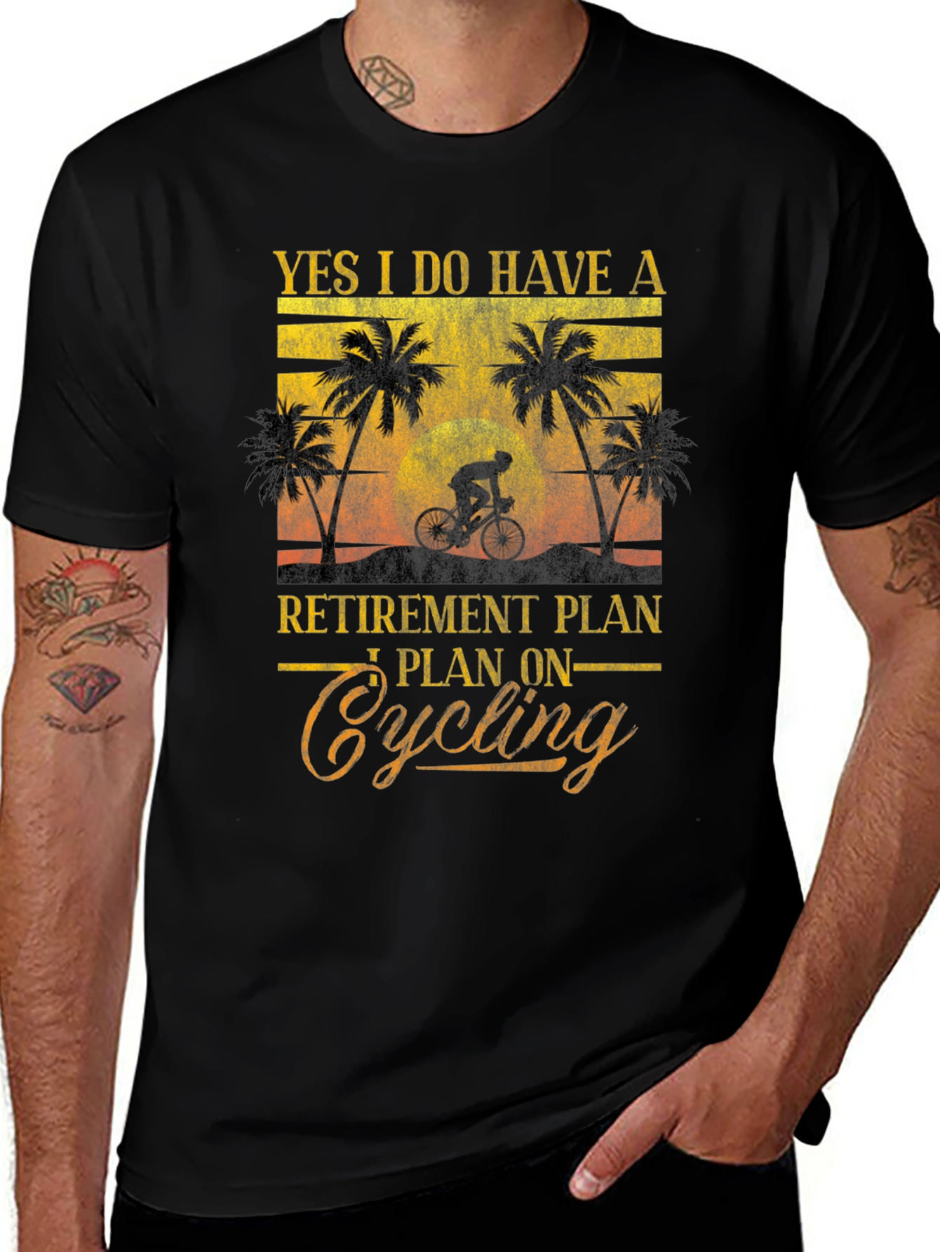 Cycling Retirement Plan Graphic Tee