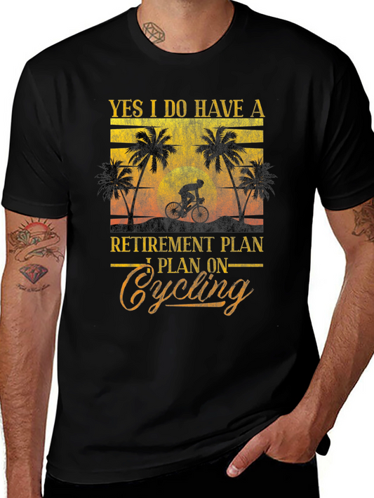 Cycling Retirement Plan Graphic Tee