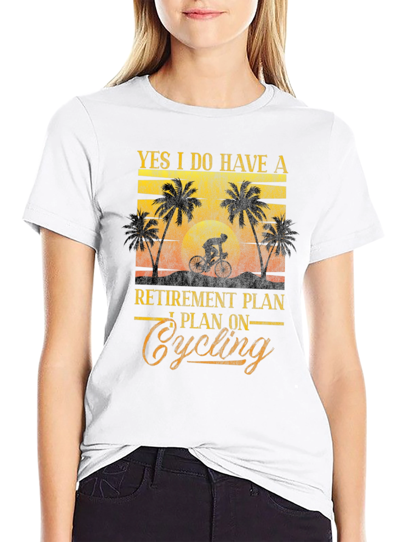 Cycling Retirement Plan Graphic Tee