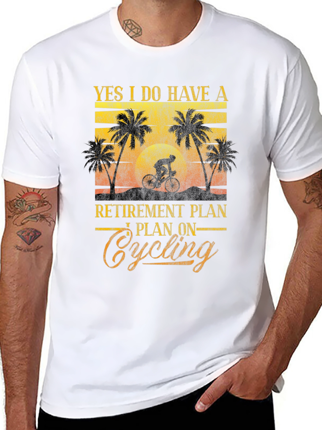 Cycling Retirement Plan Graphic Tee