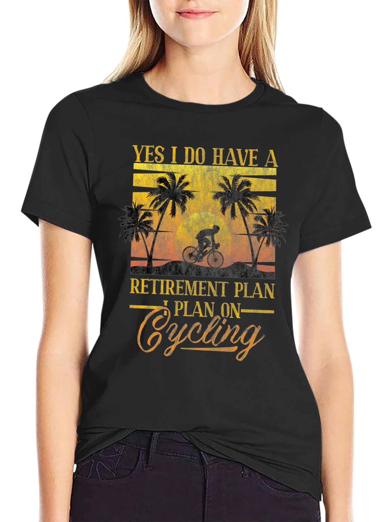 Cycling Retirement Plan Graphic Tee