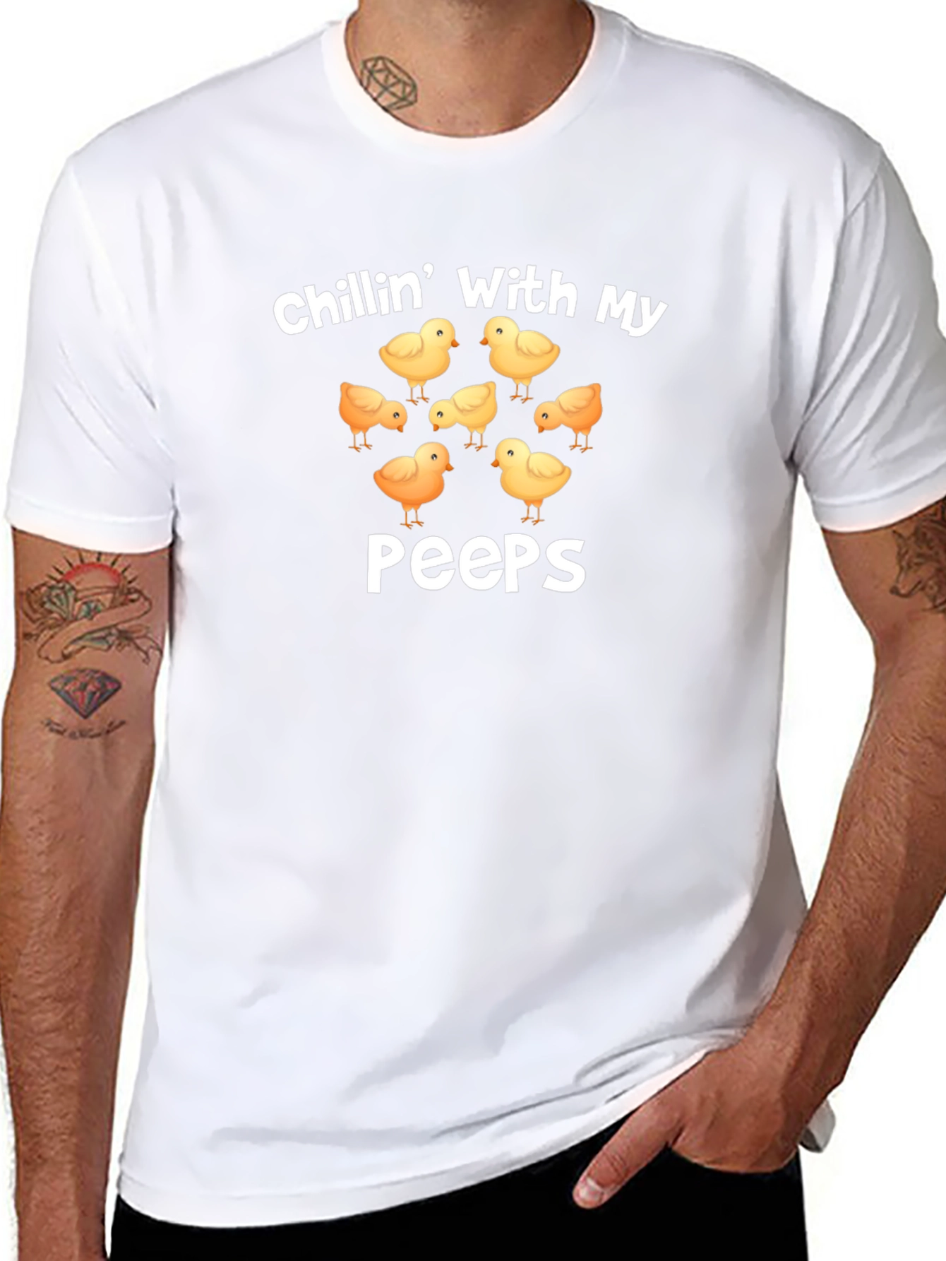 Chillin With My Peeps Easter T-Shirt