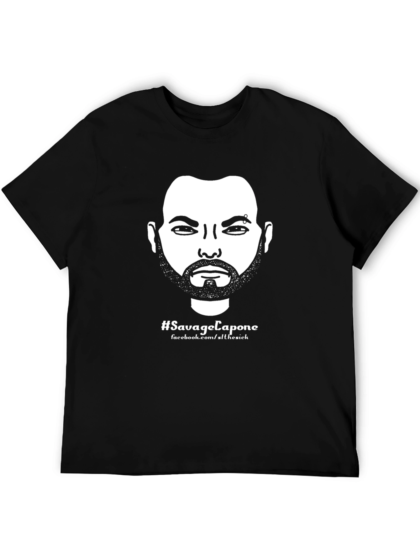 Savage Capone Graphic T-Shirt - Black Cotton Tee