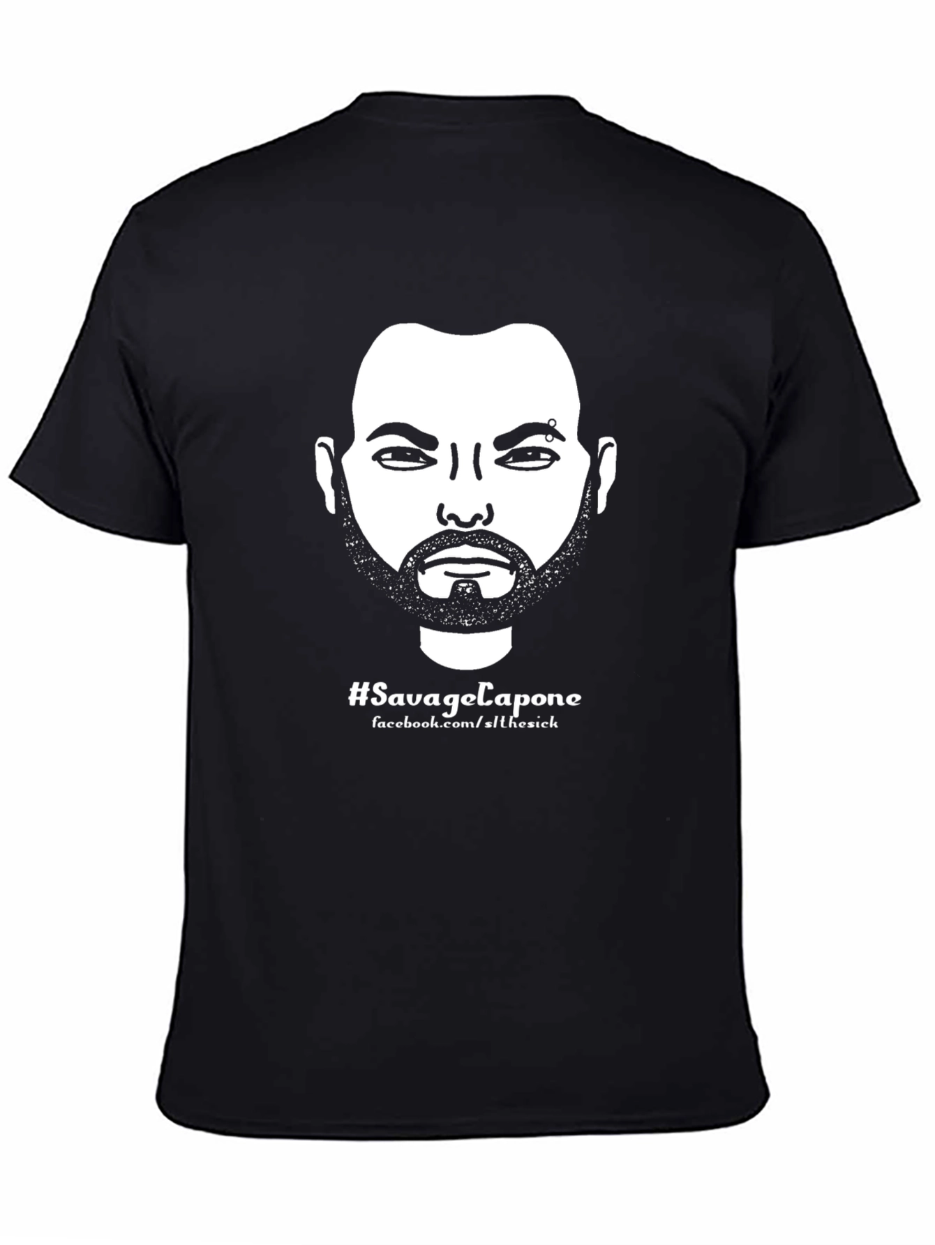 Savage Capone Graphic T-Shirt - Black Cotton Tee