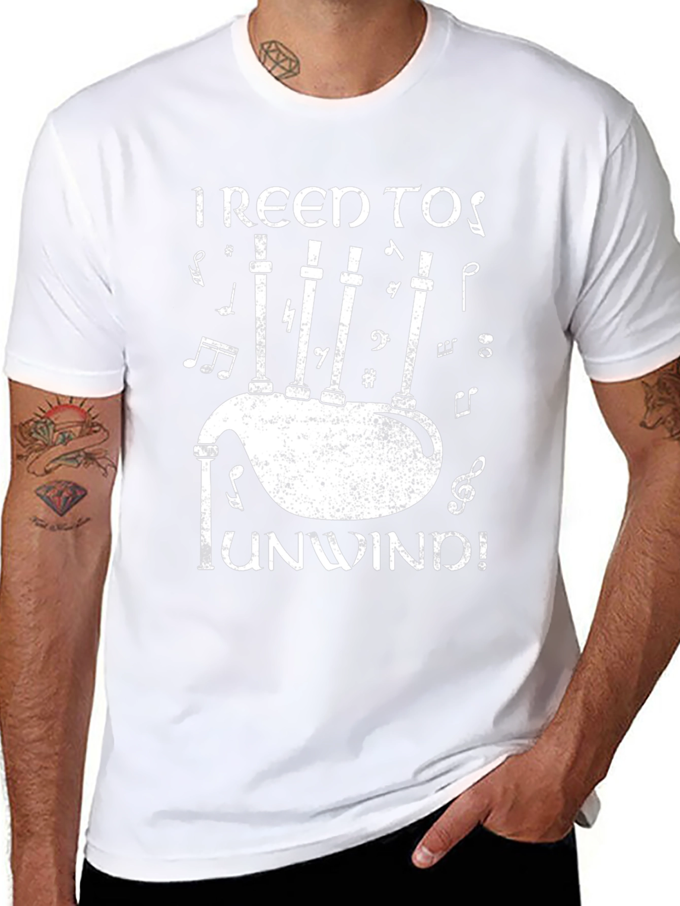 I Reed to Unwind Bagpipe T-Shirt