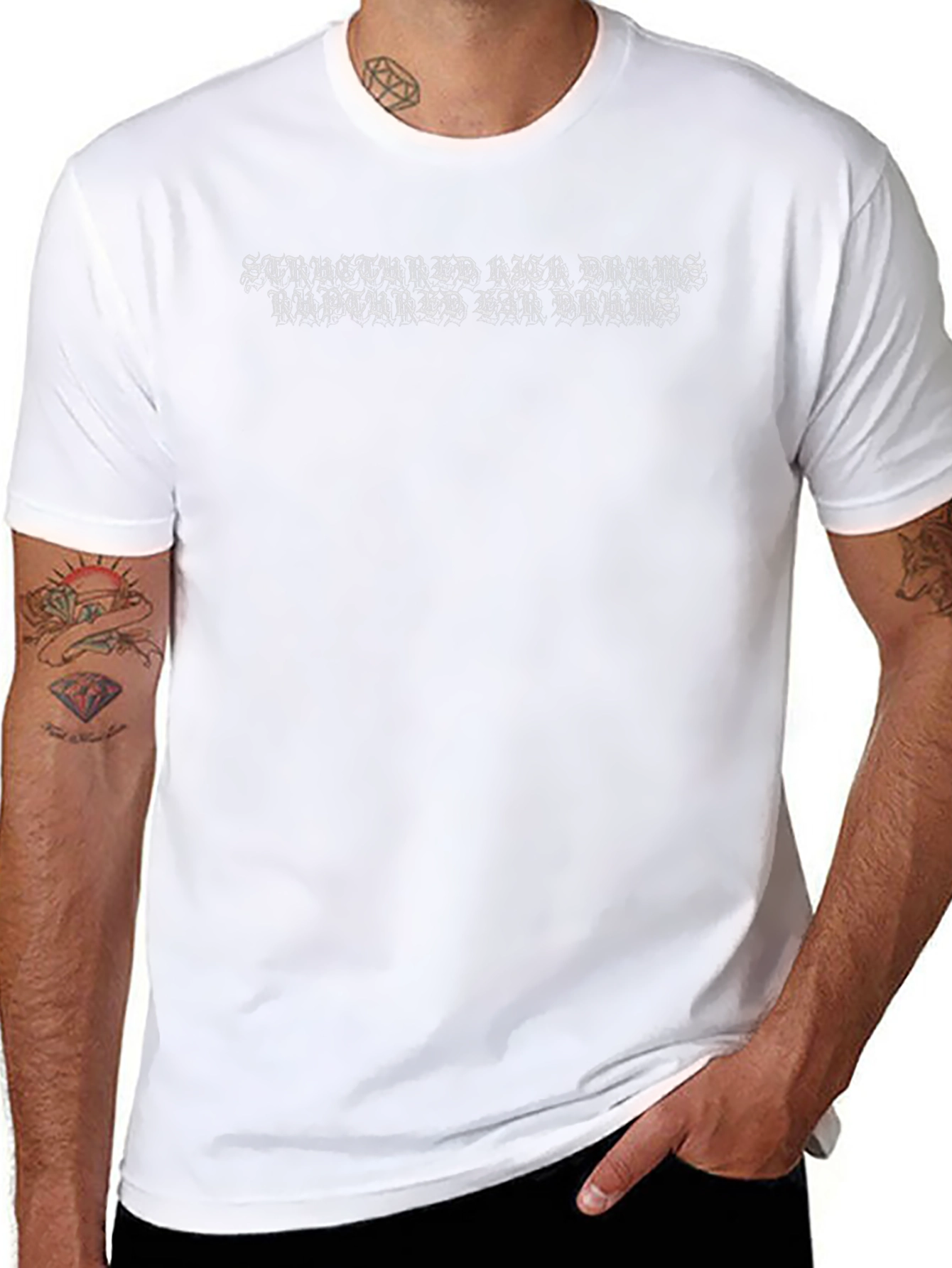 Structured Kick Drums Tee