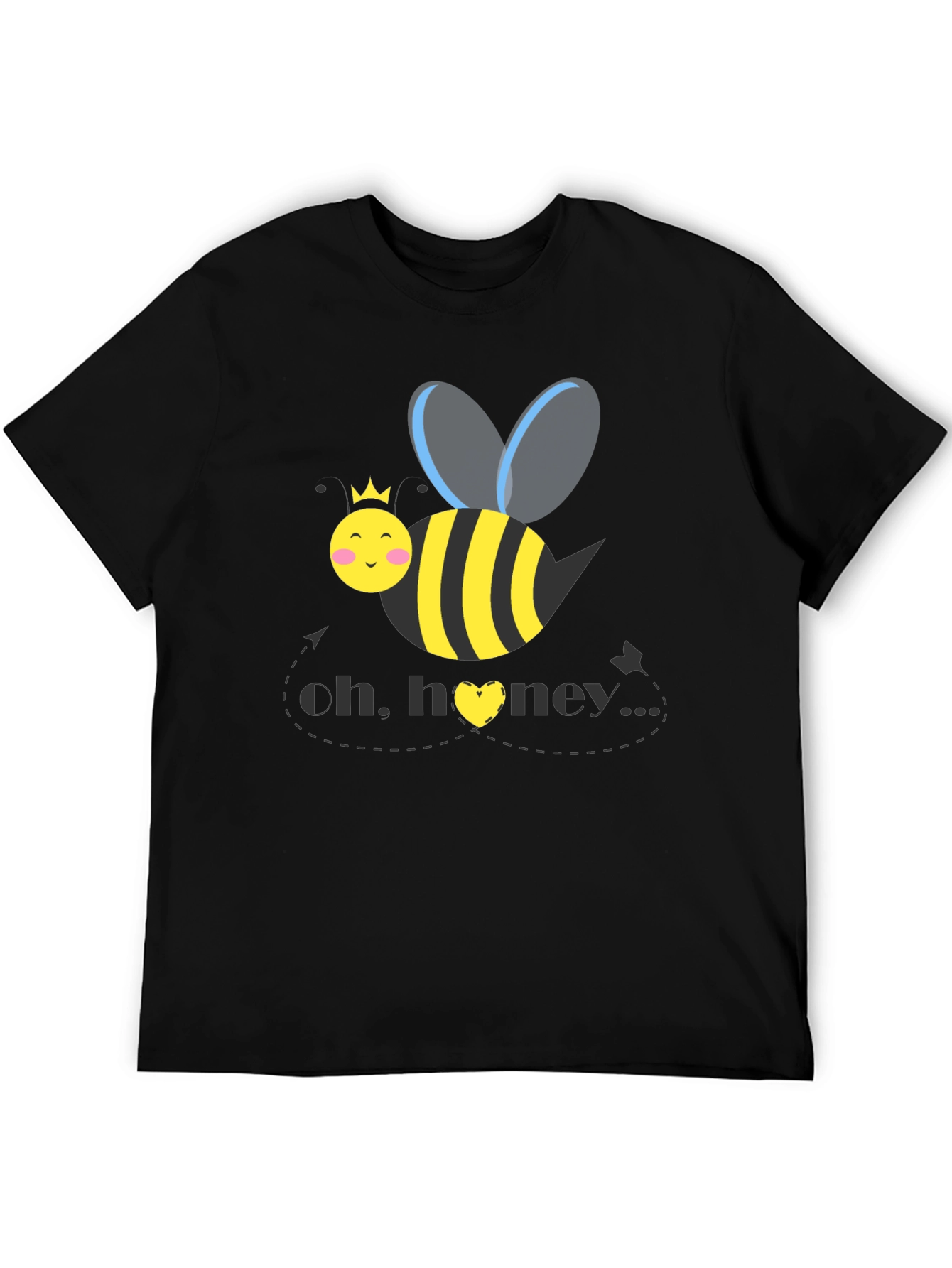 Oh Honey Bee Graphic Tee - Black