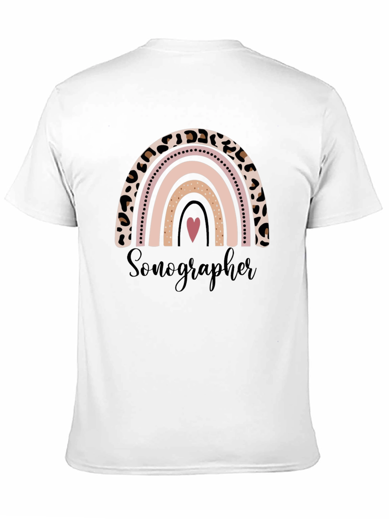 Sonographer Rainbow Graphic Tee