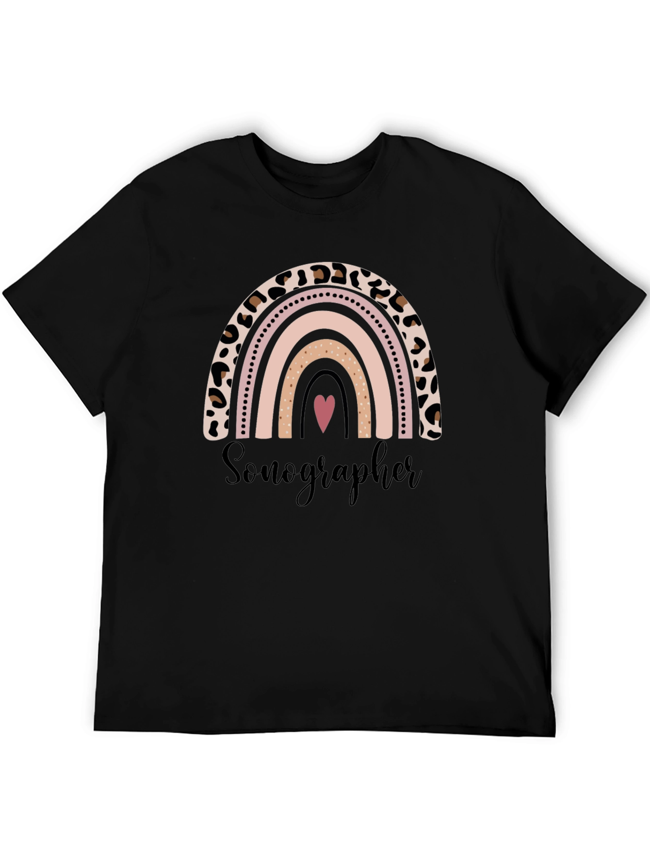 Sonographer Rainbow Graphic Tee