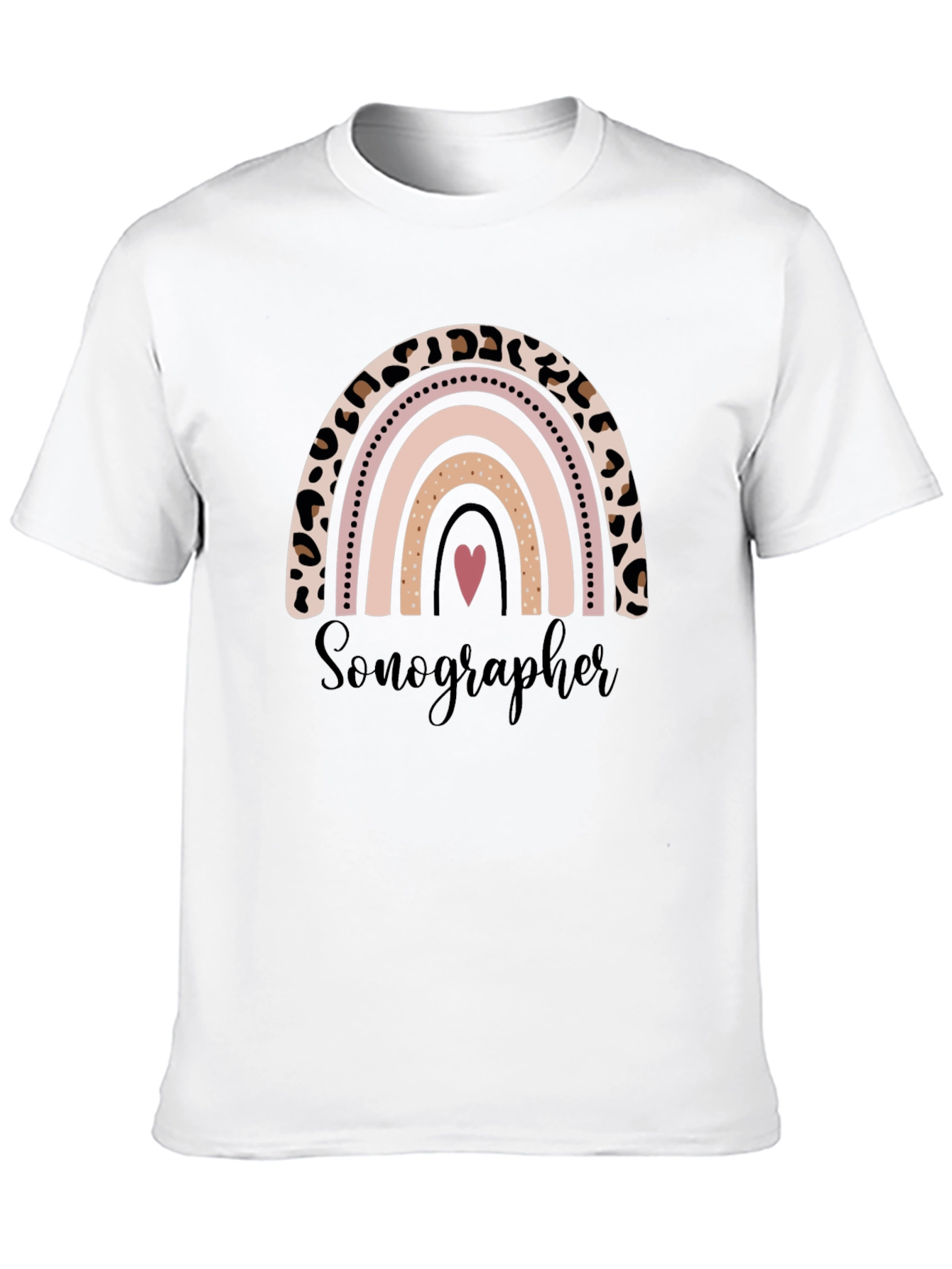 Sonographer Rainbow Graphic Tee