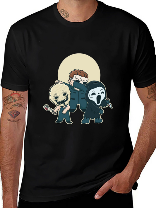 Horror Movie Character Graphic T-Shirt