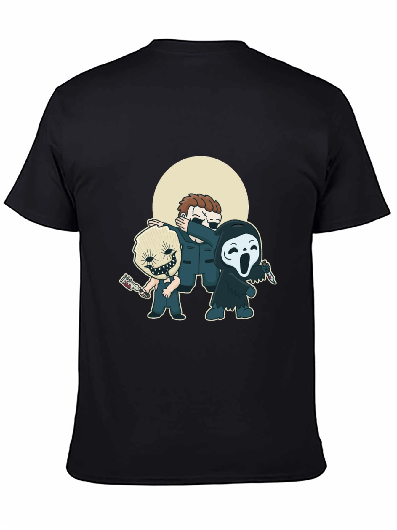 Horror Movie Character Graphic T-Shirt