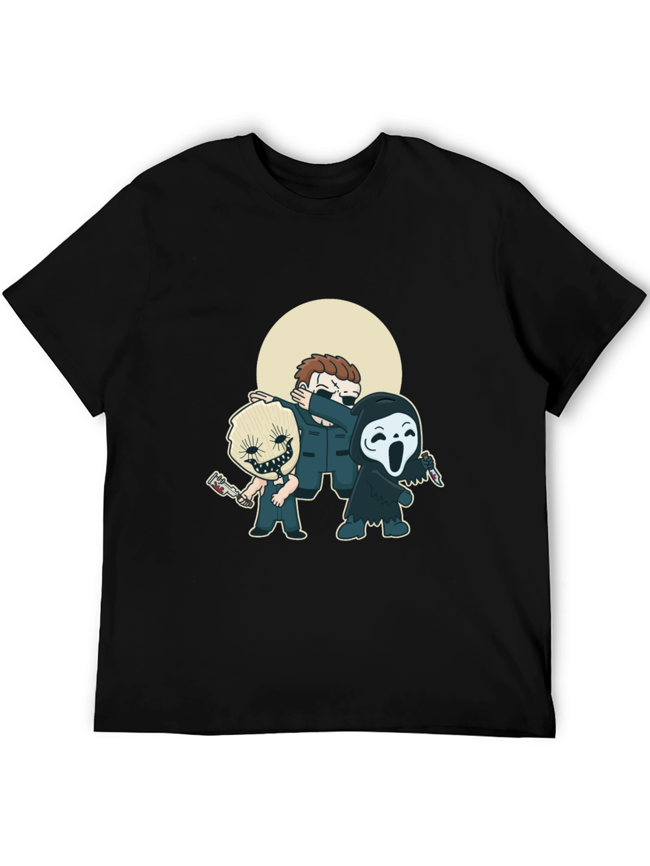 Horror Movie Character Graphic T-Shirt