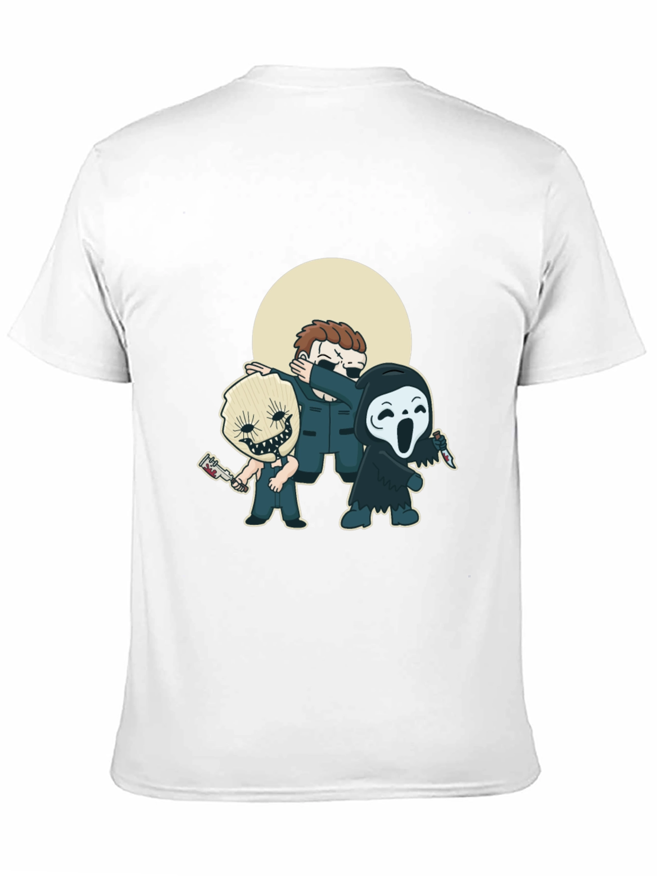 Horror Movie Character Graphic T-Shirt