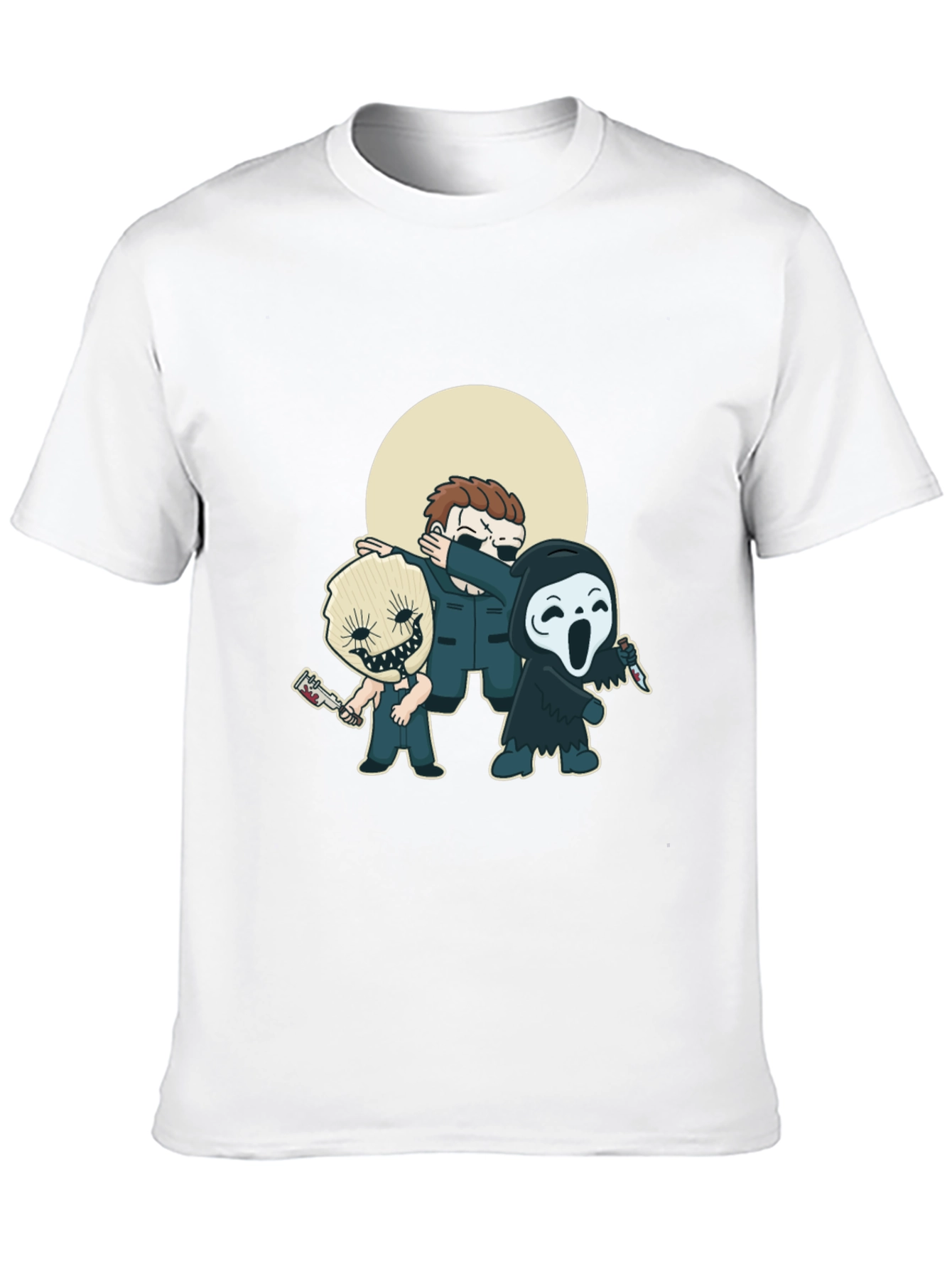 Horror Movie Character Graphic T-Shirt