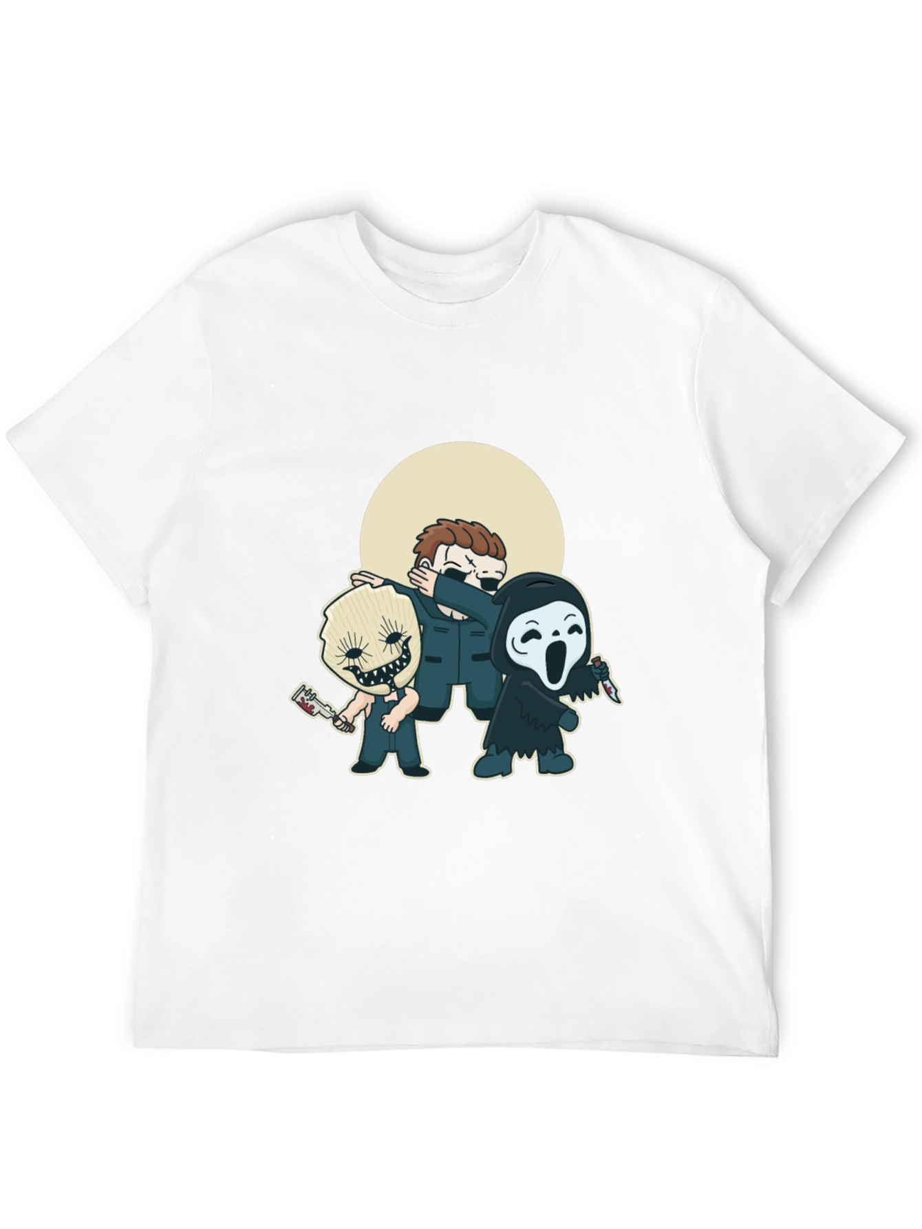 Horror Movie Character Graphic T-Shirt