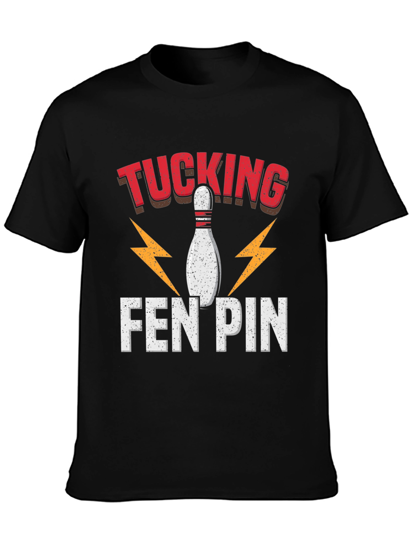 Fun Bowling Strike Graphic Tee Shirt