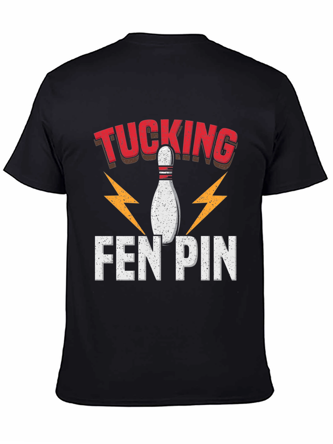 Fun Bowling Strike Graphic Tee Shirt
