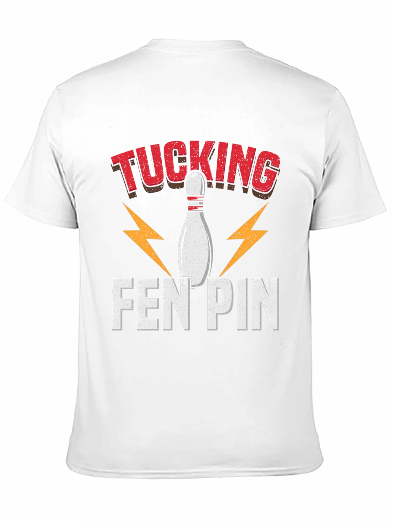 Fun Bowling Strike Graphic Tee Shirt