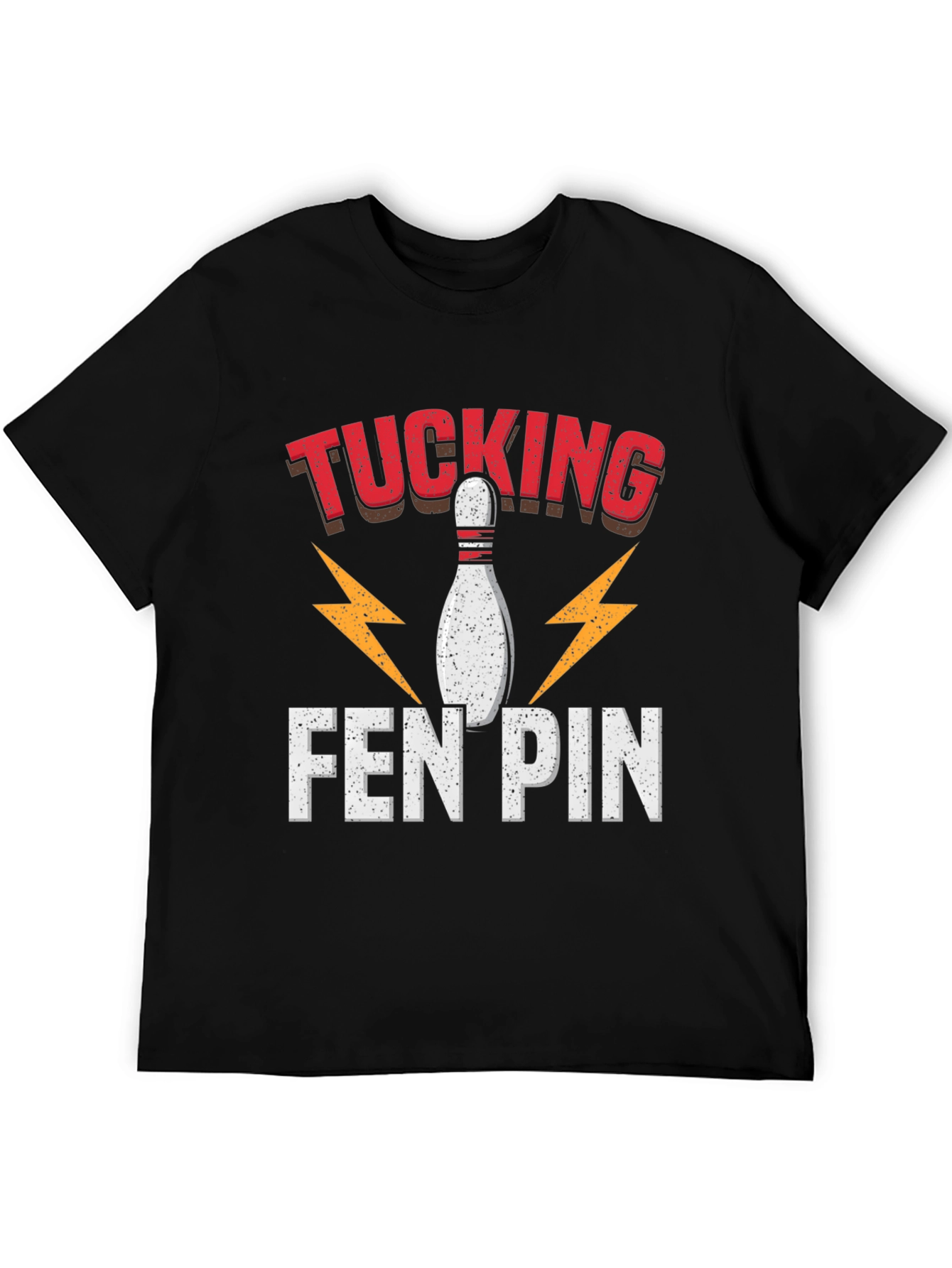 Fun Bowling Strike Graphic Tee Shirt