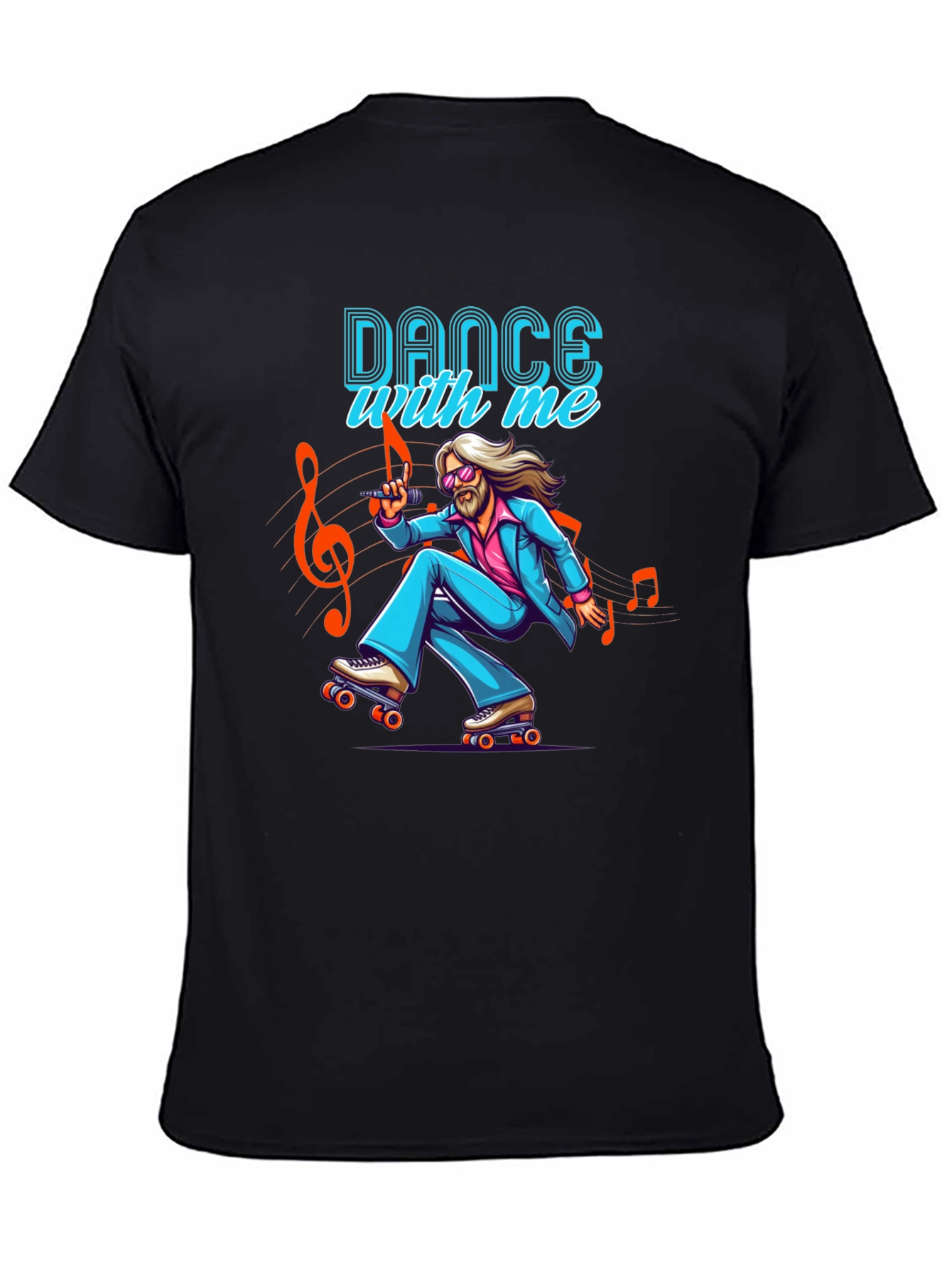 Retro Roller Disco T-Shirt - Dance With Me!