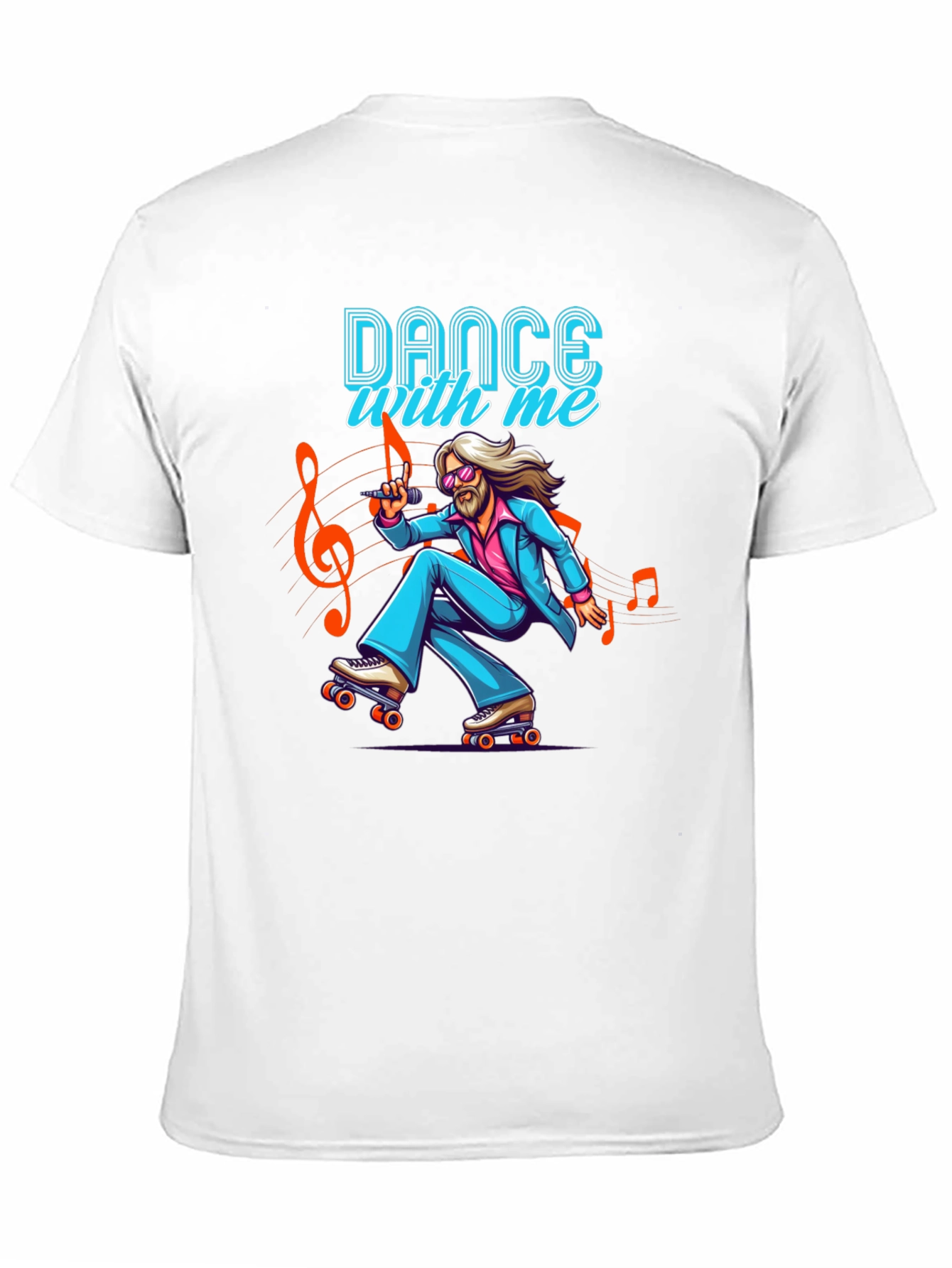 Retro Roller Disco T-Shirt - Dance With Me!