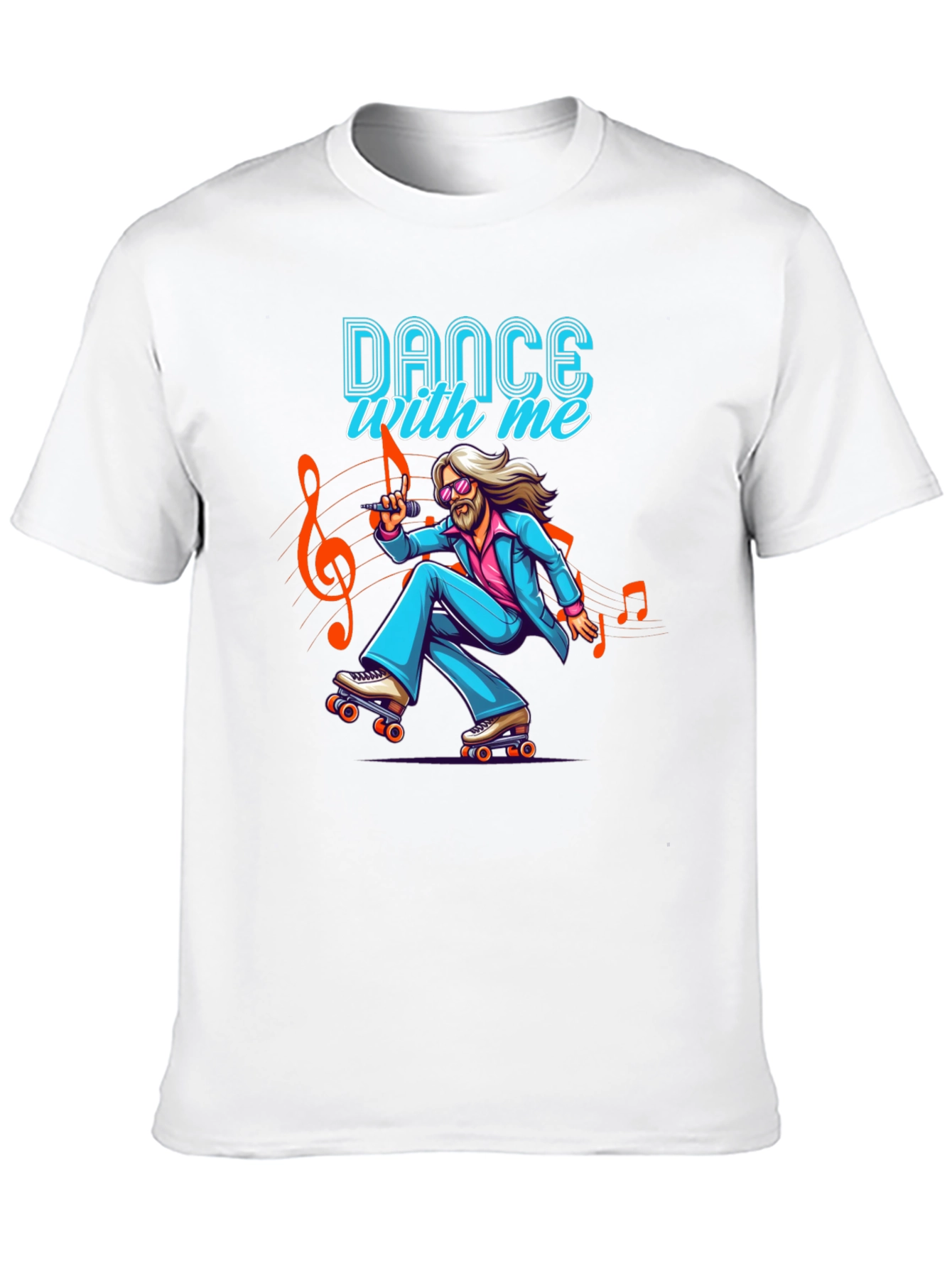 Retro Roller Disco T-Shirt - Dance With Me!