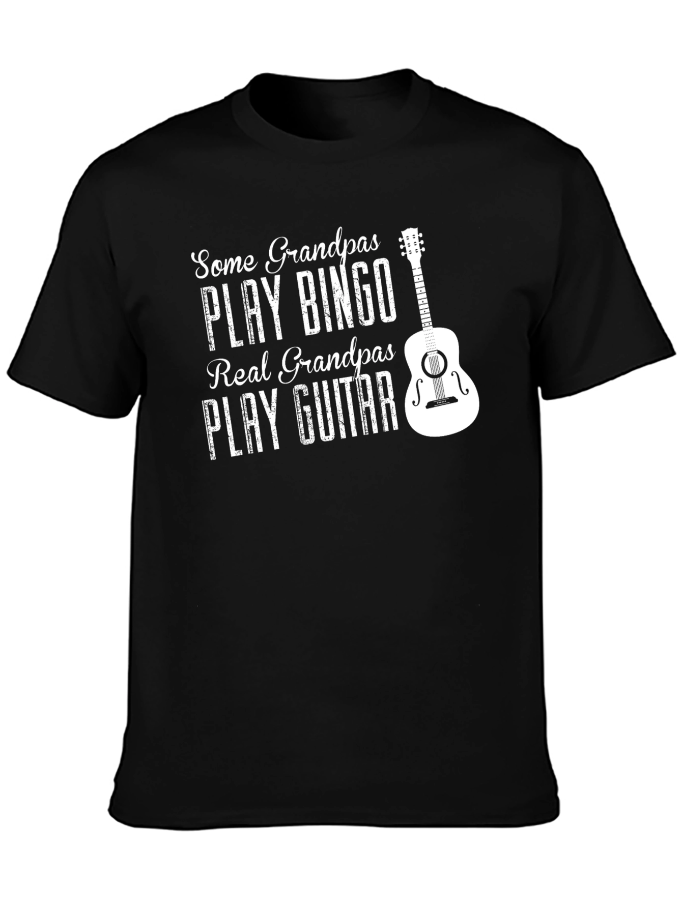 Grandpa Guitar T-Shirt - Play Guitar!