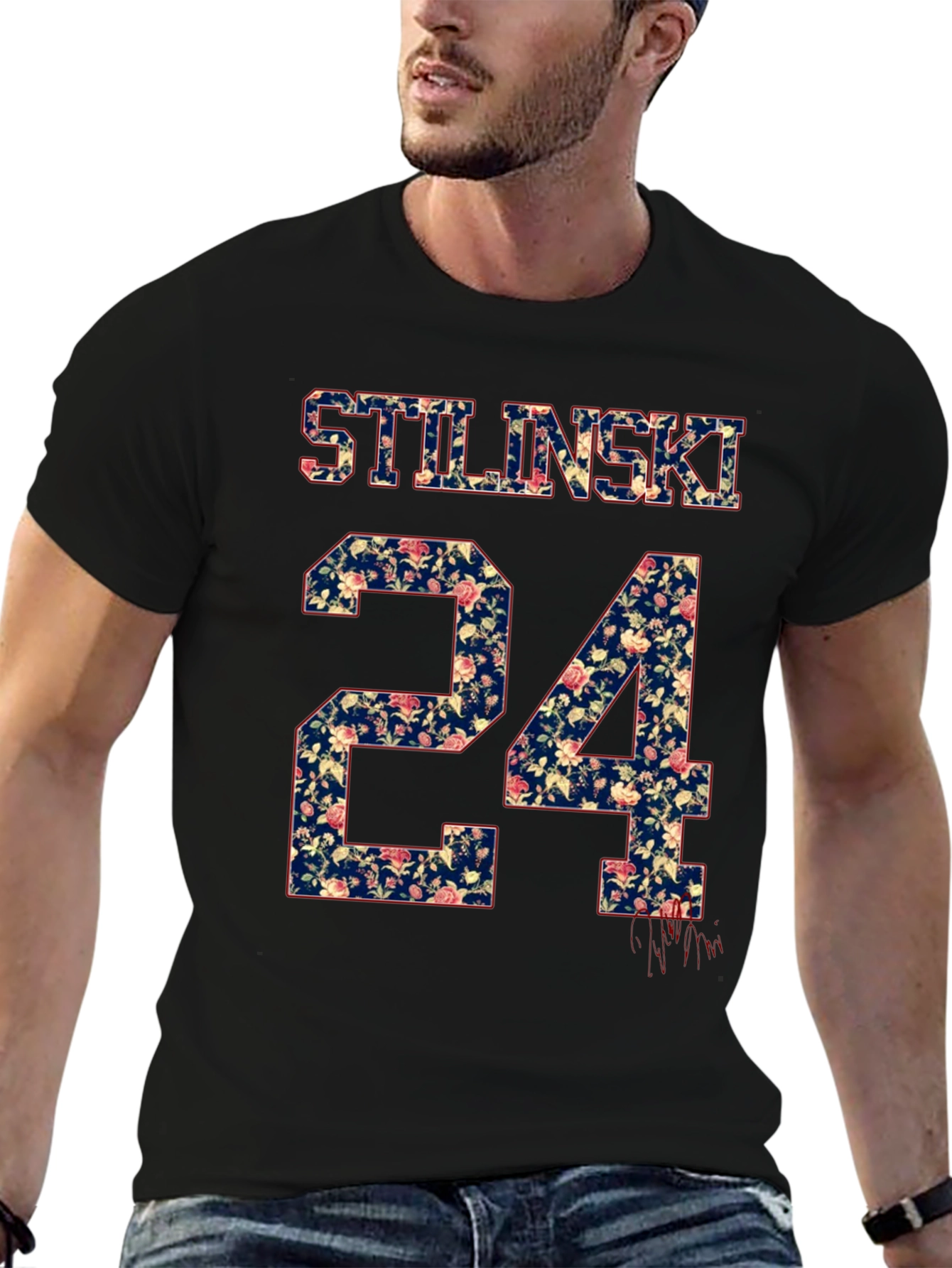Stilinski 24 Floral Print T-Shirt