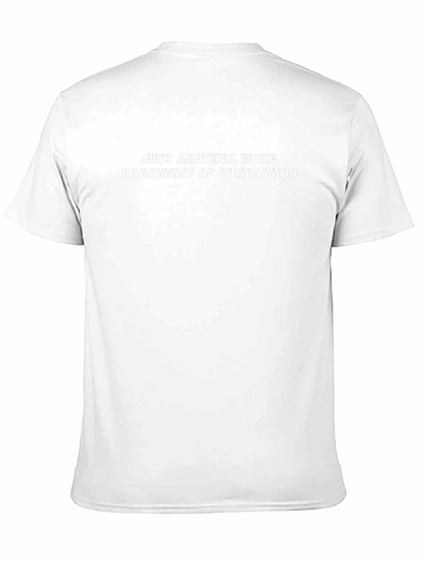 Woke Narcissist of Compassion Graphic Tee - Black
