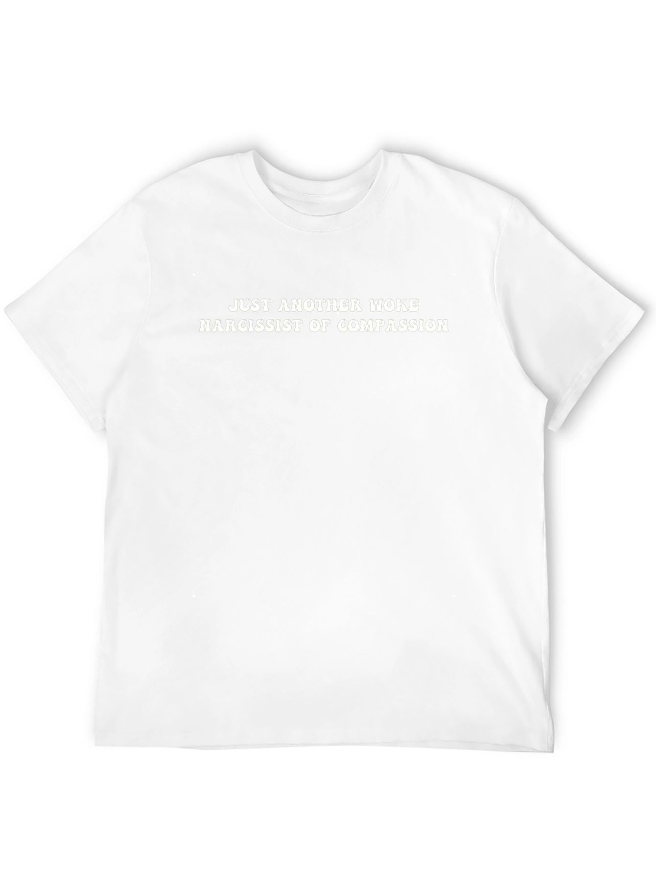 Woke Narcissist of Compassion Graphic Tee - Black