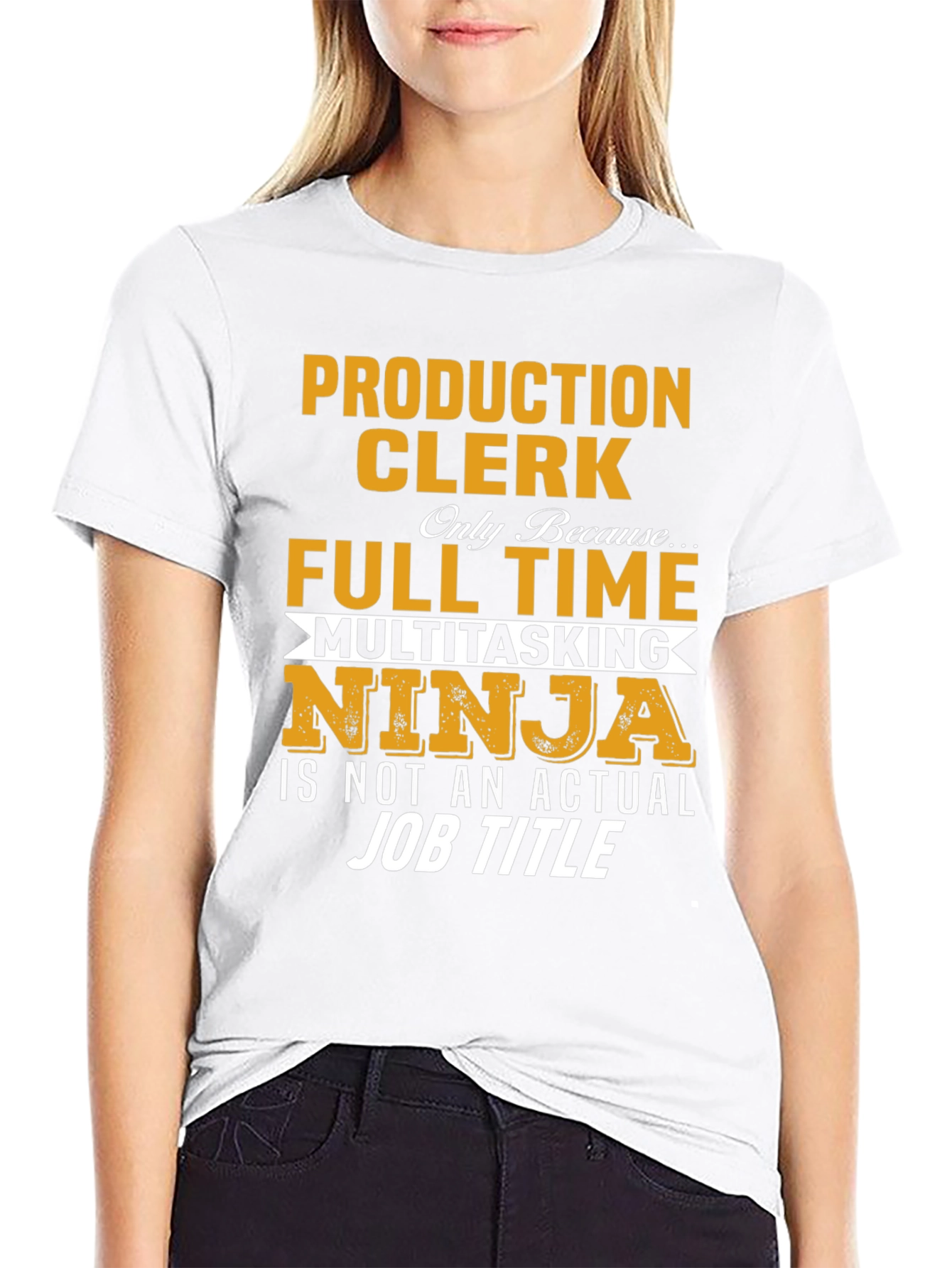 Production Clerk T-Shirt - Full Time Ninja!