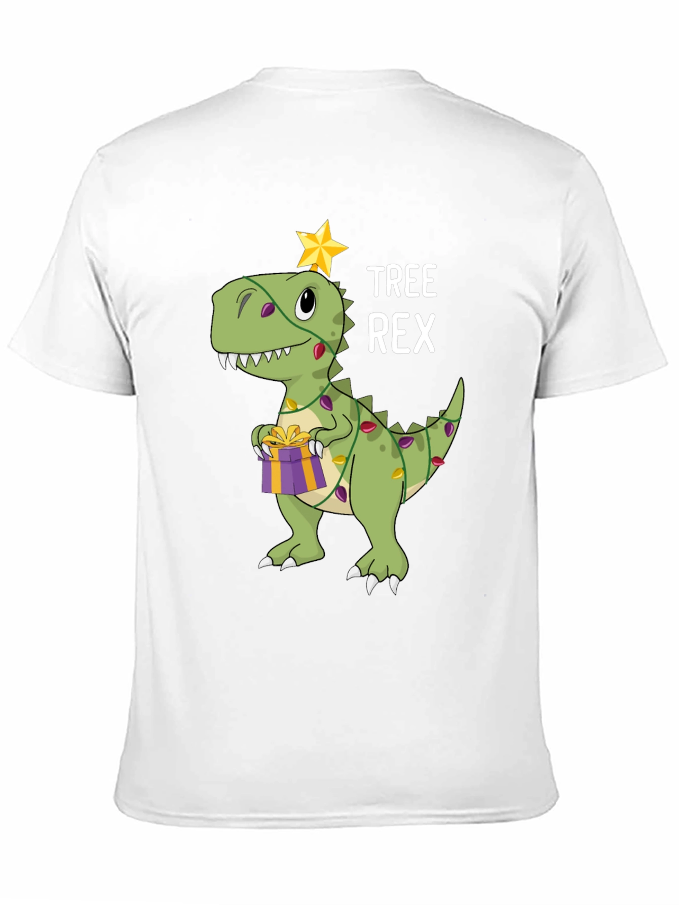 Tree Rex Dinosaur Christmas Graphic T-Shirt