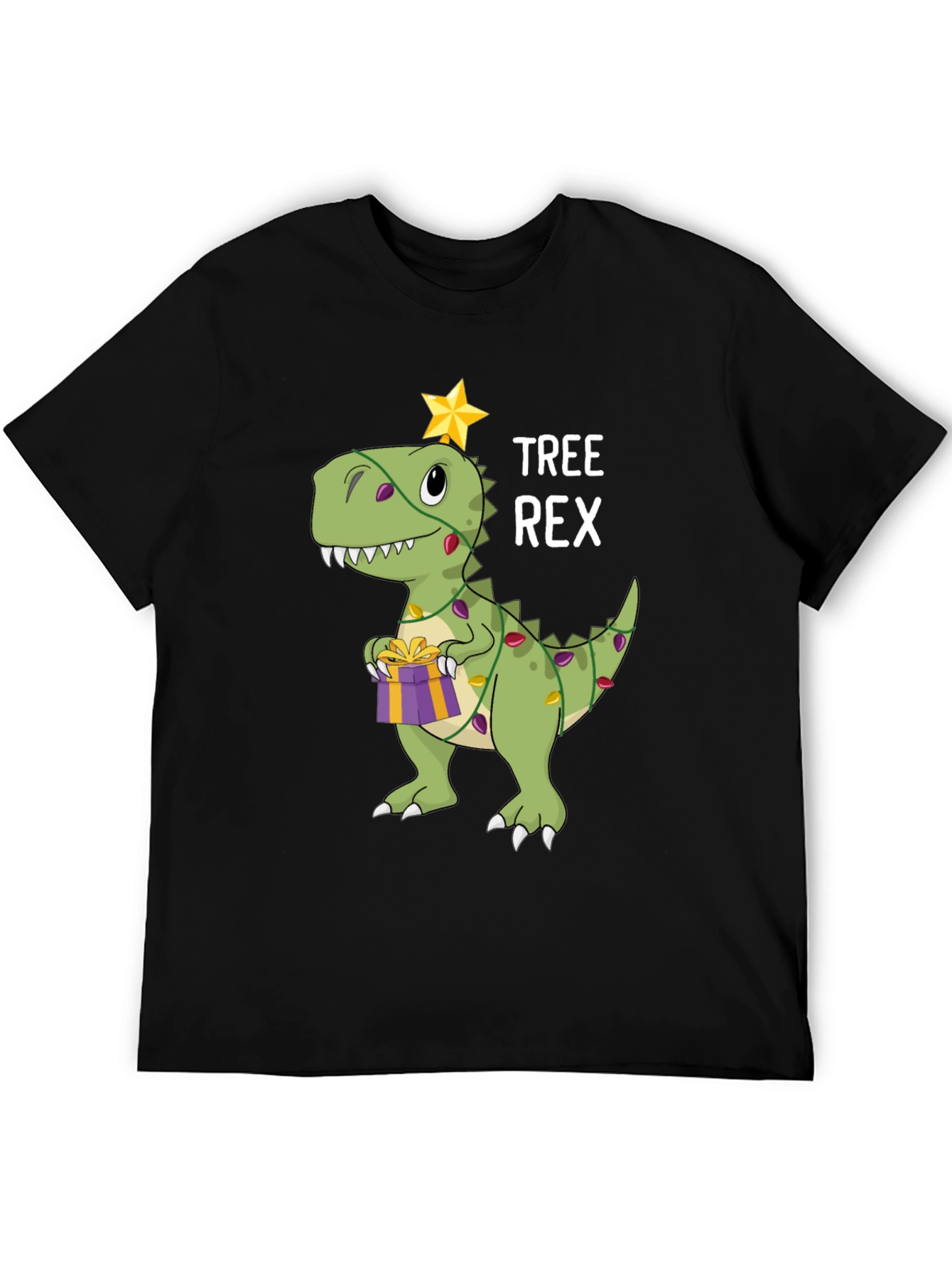 Tree Rex Dinosaur Christmas Graphic T-Shirt