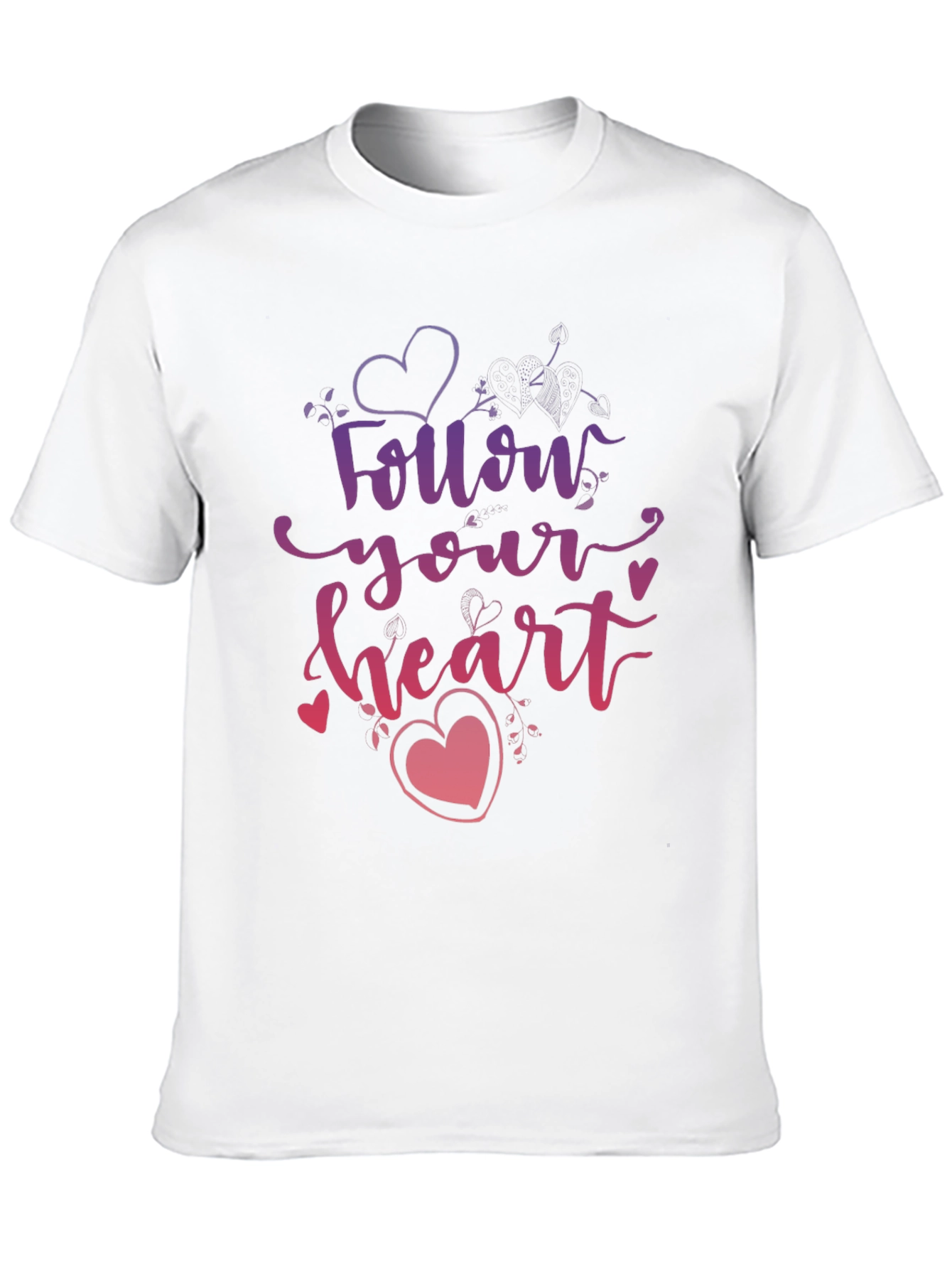 Follow Your Heart Graphic Tee - Stylish Design
