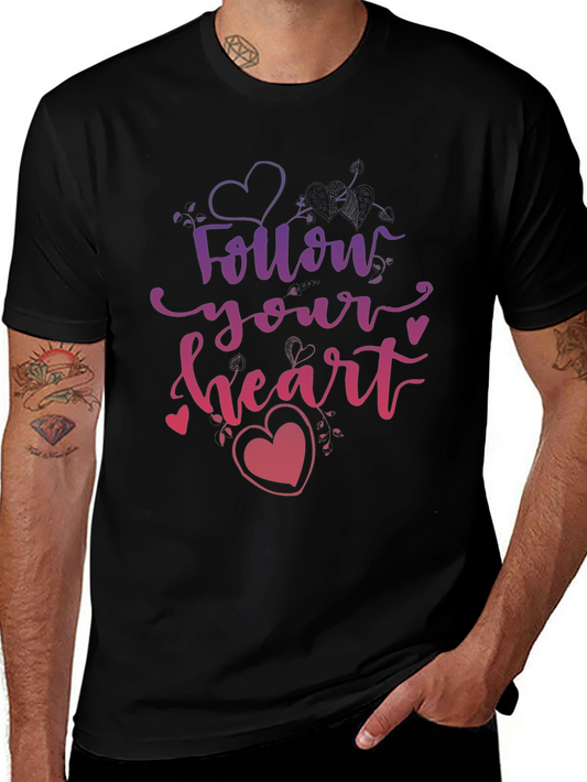 Follow Your Heart Graphic Tee - Stylish Design