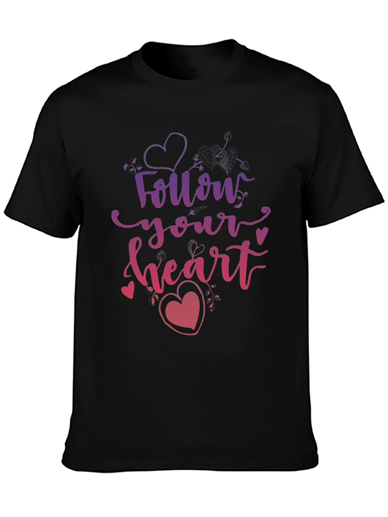 Follow Your Heart Graphic Tee - Stylish Design
