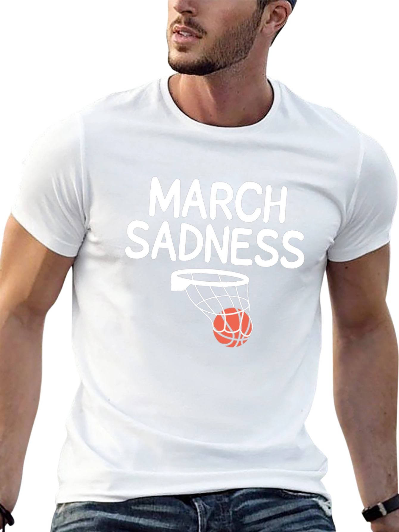 March Sadness Graphic T-Shirt