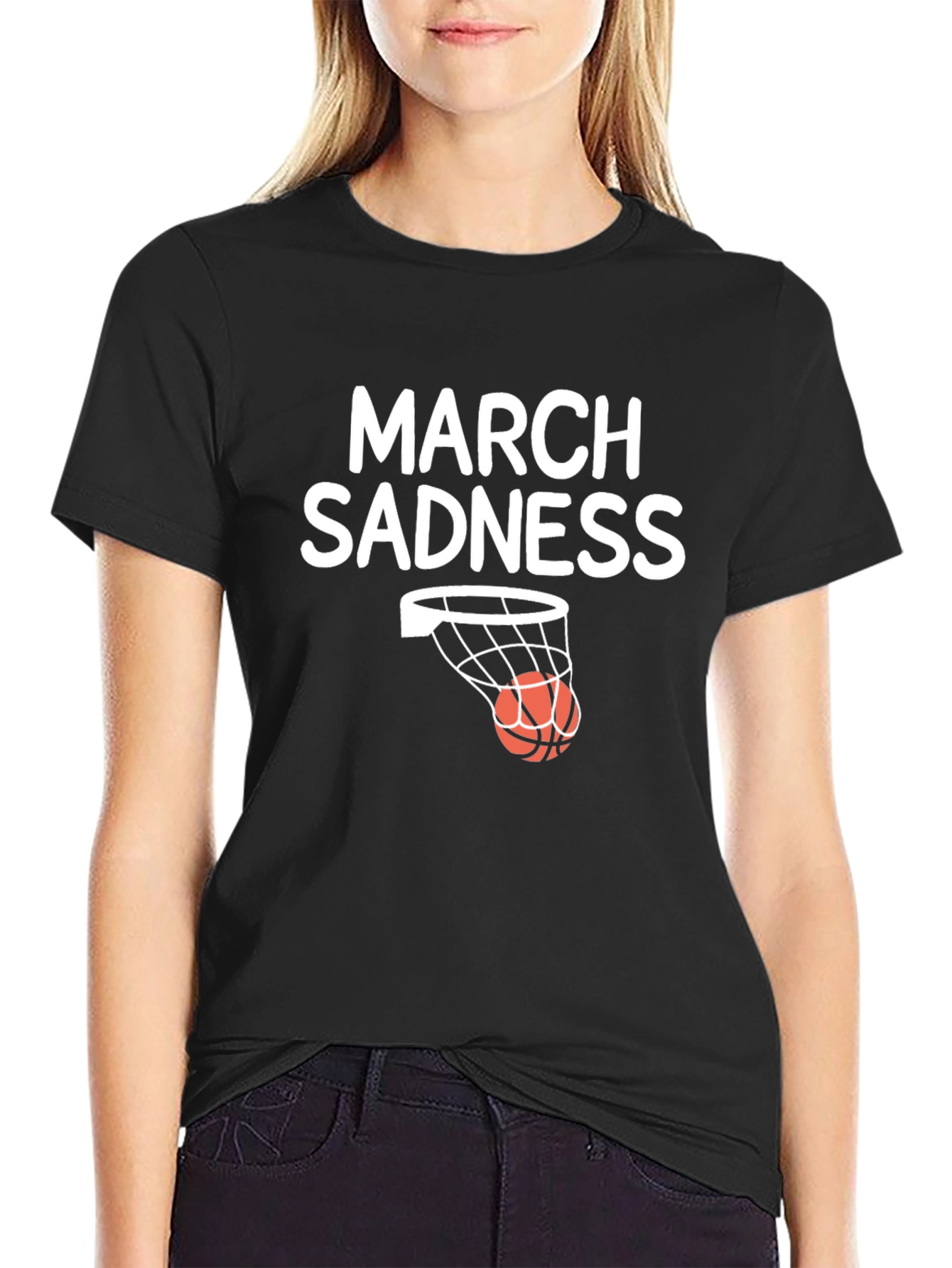 March Sadness Graphic T-Shirt