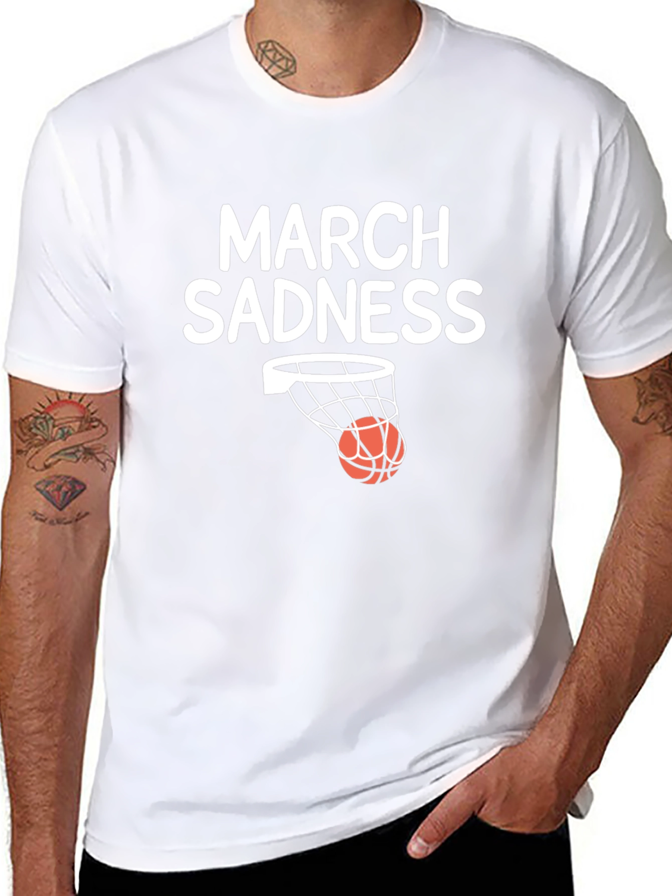 March Sadness Graphic T-Shirt