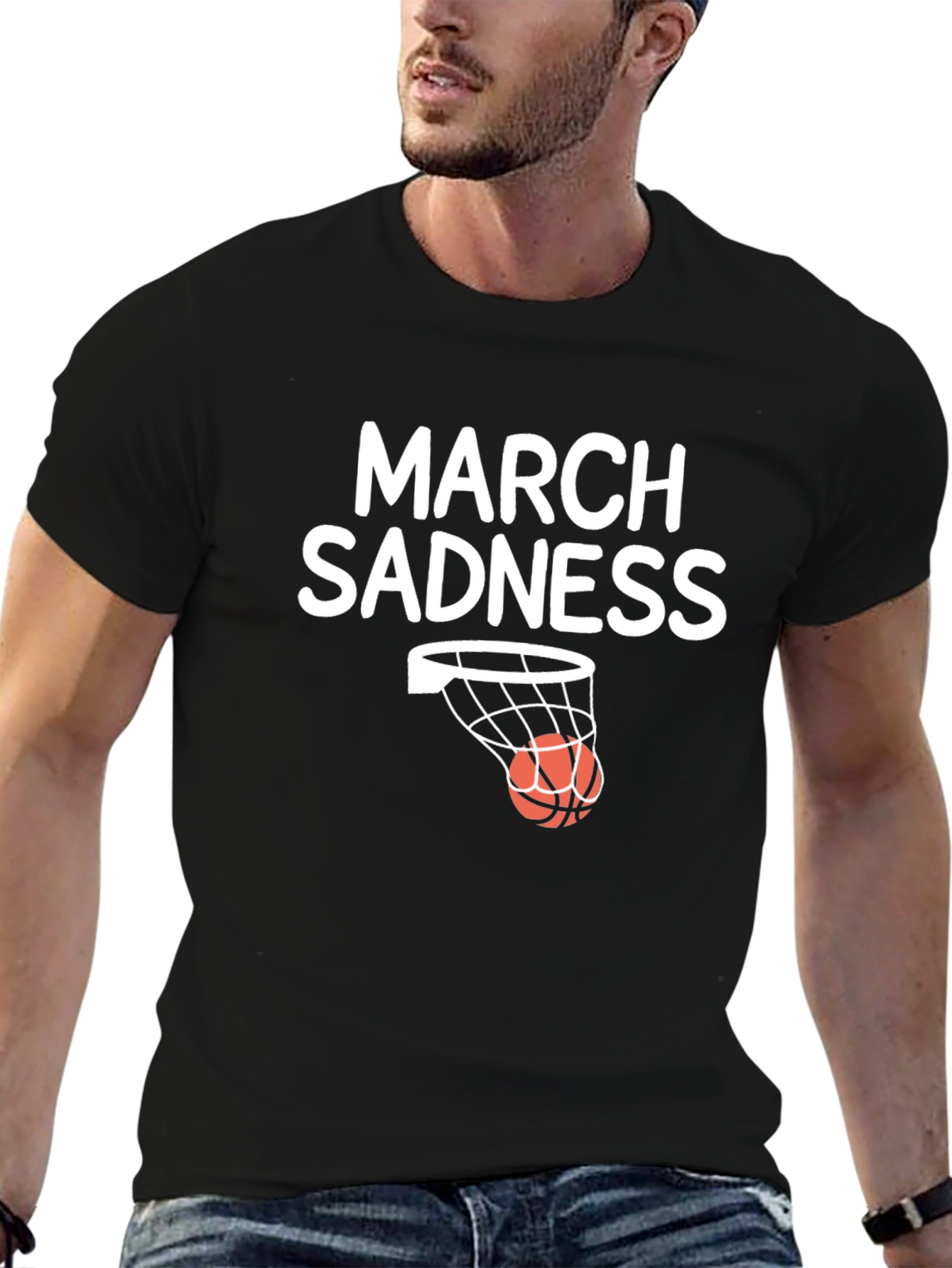 March Sadness Graphic T-Shirt