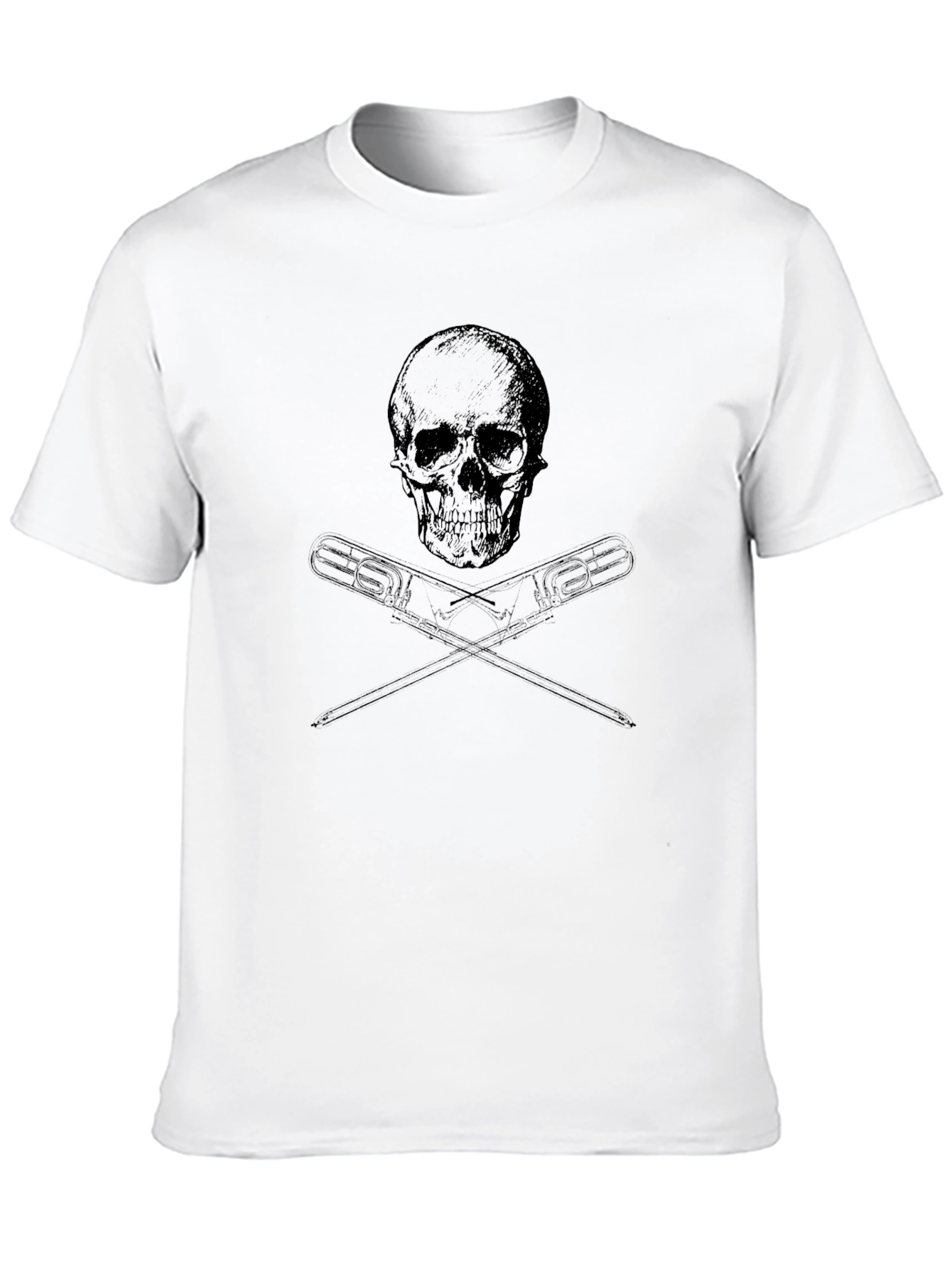 Skull & Tools Graphic T-Shirt - Mens Casual Tee