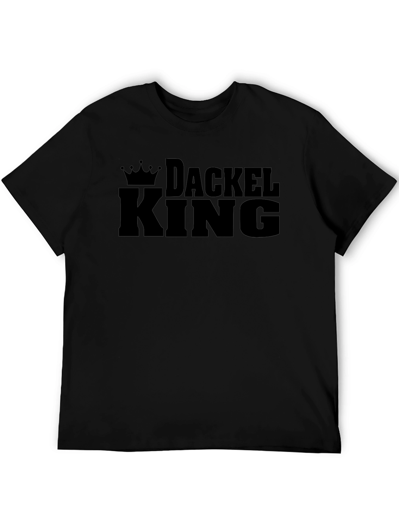 Dackel King Graphic Tee - Dachshund Lover T-Shirt